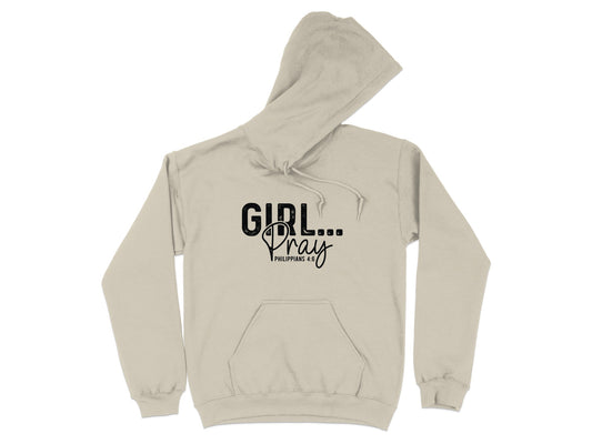 Girl Pray Philippians 4:6 Hoodie Sweatshirt product type