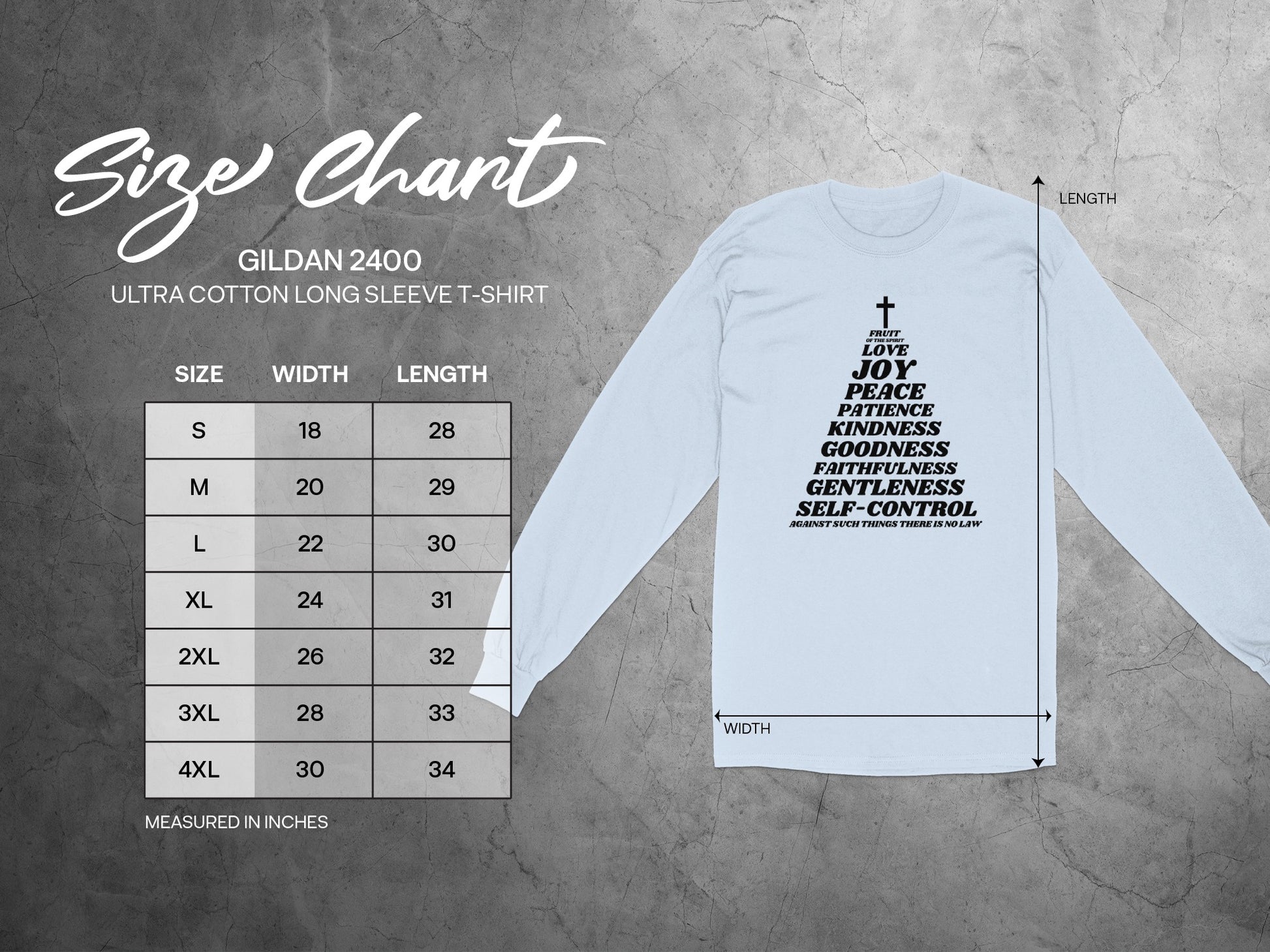Christian Themed Long Sleeve Shirt product type