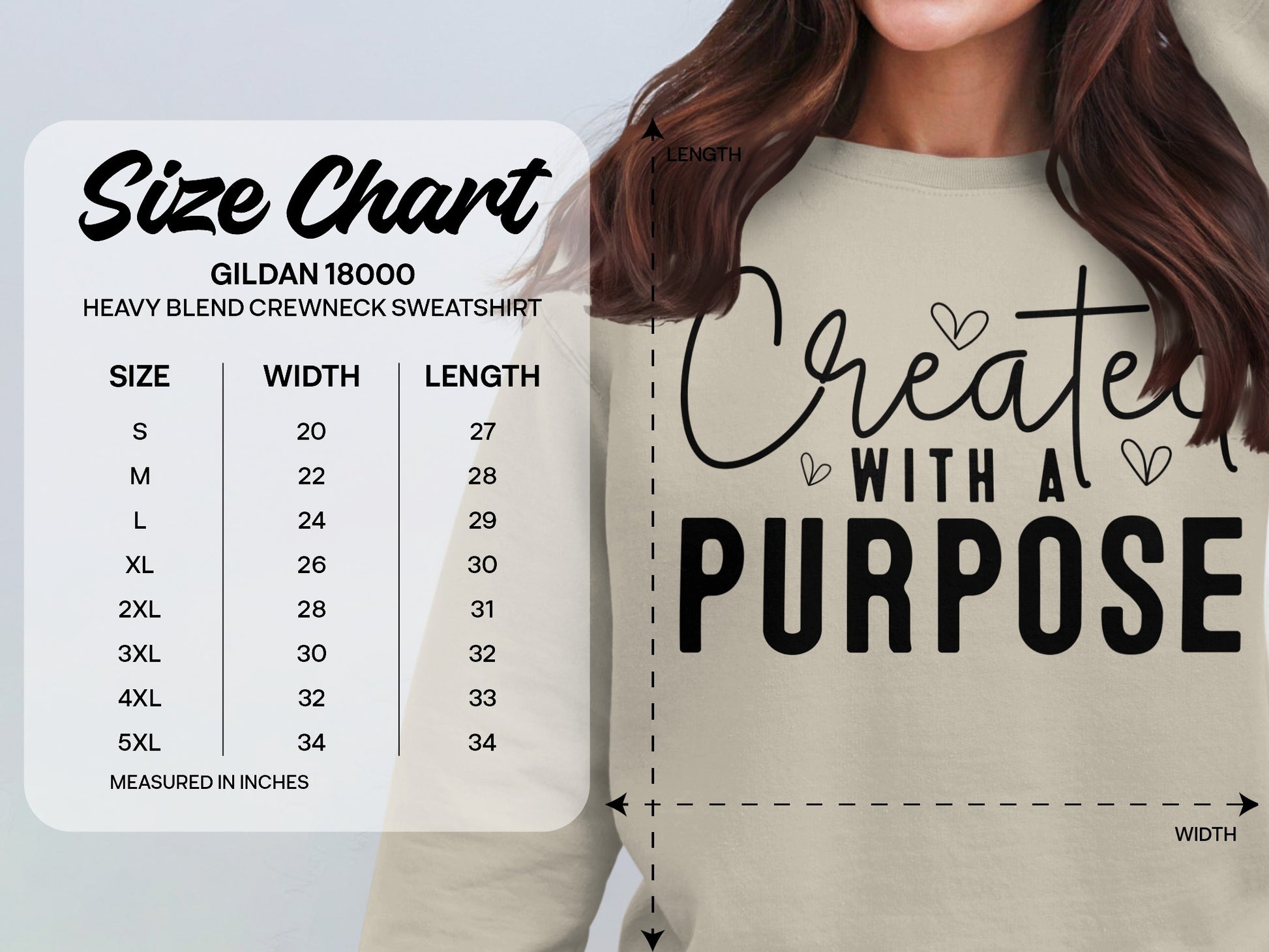 Created With A Purpose Crewneck Sweatshirt product