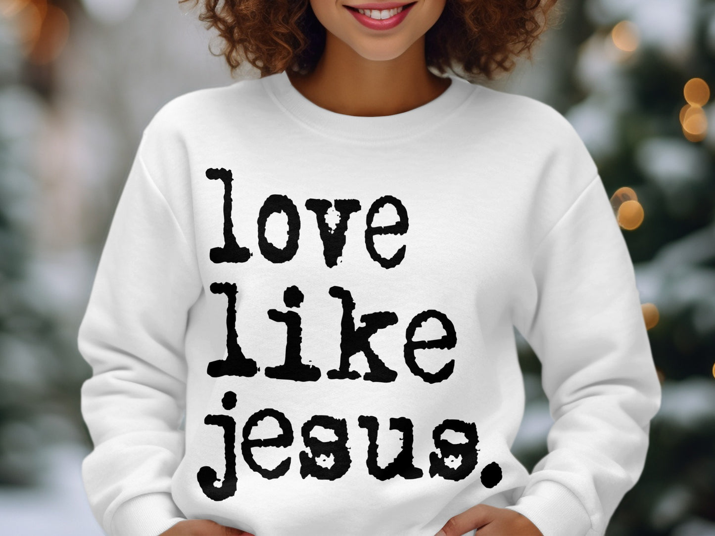 Love Like Jesus Inspirational Clothing Item