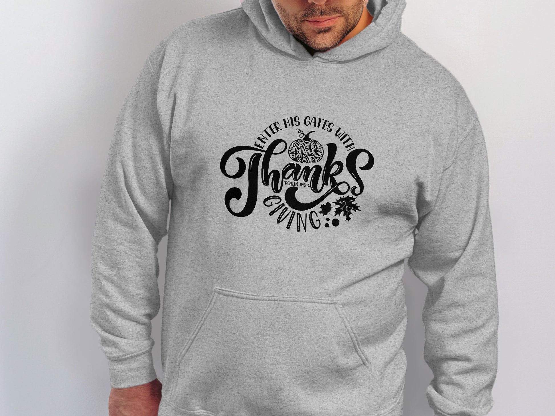 Enter His Gates With Thanksgiving Hoodie Product