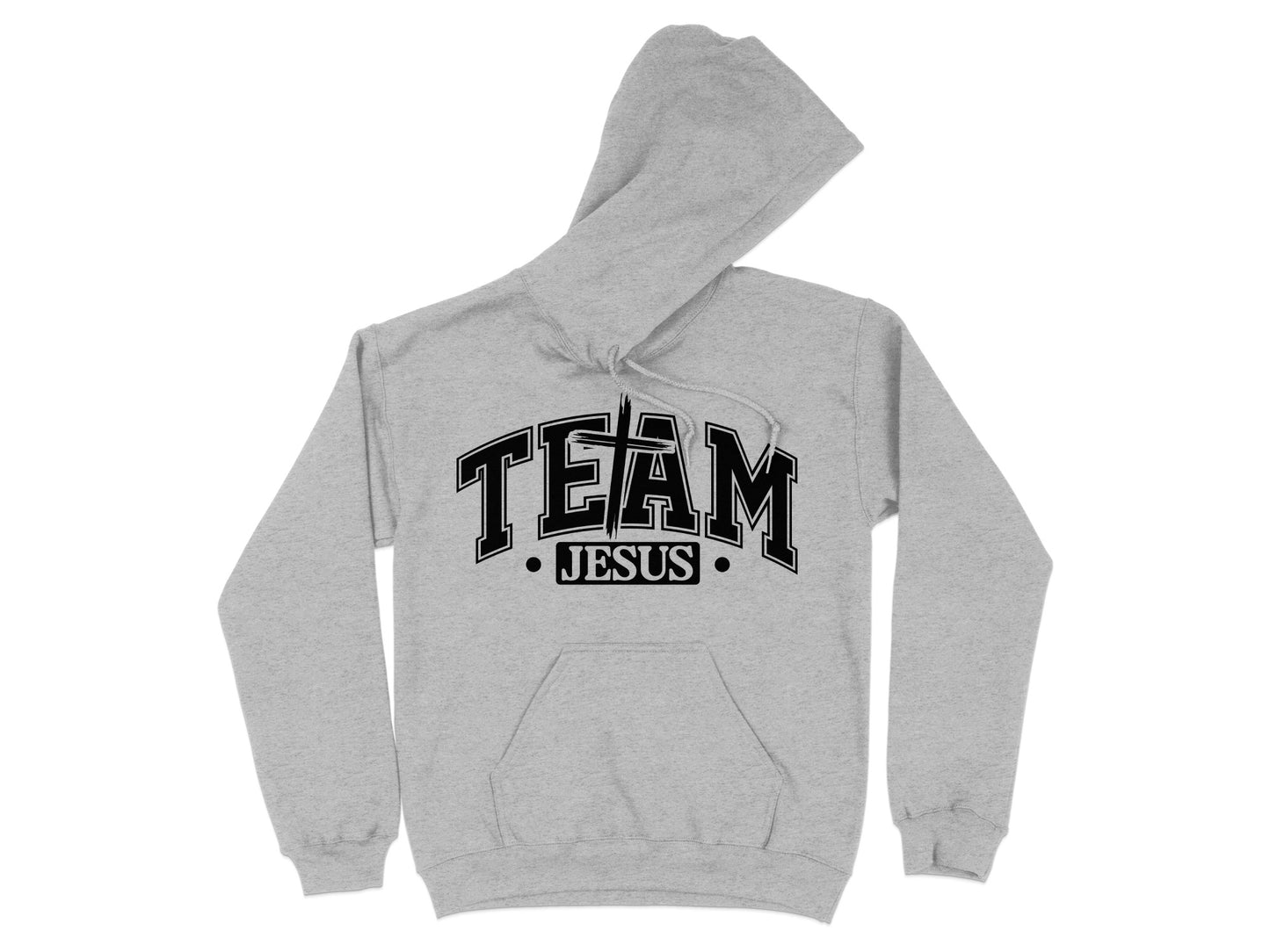 Team Jesus Athletic Hoodie for Faithful Boost