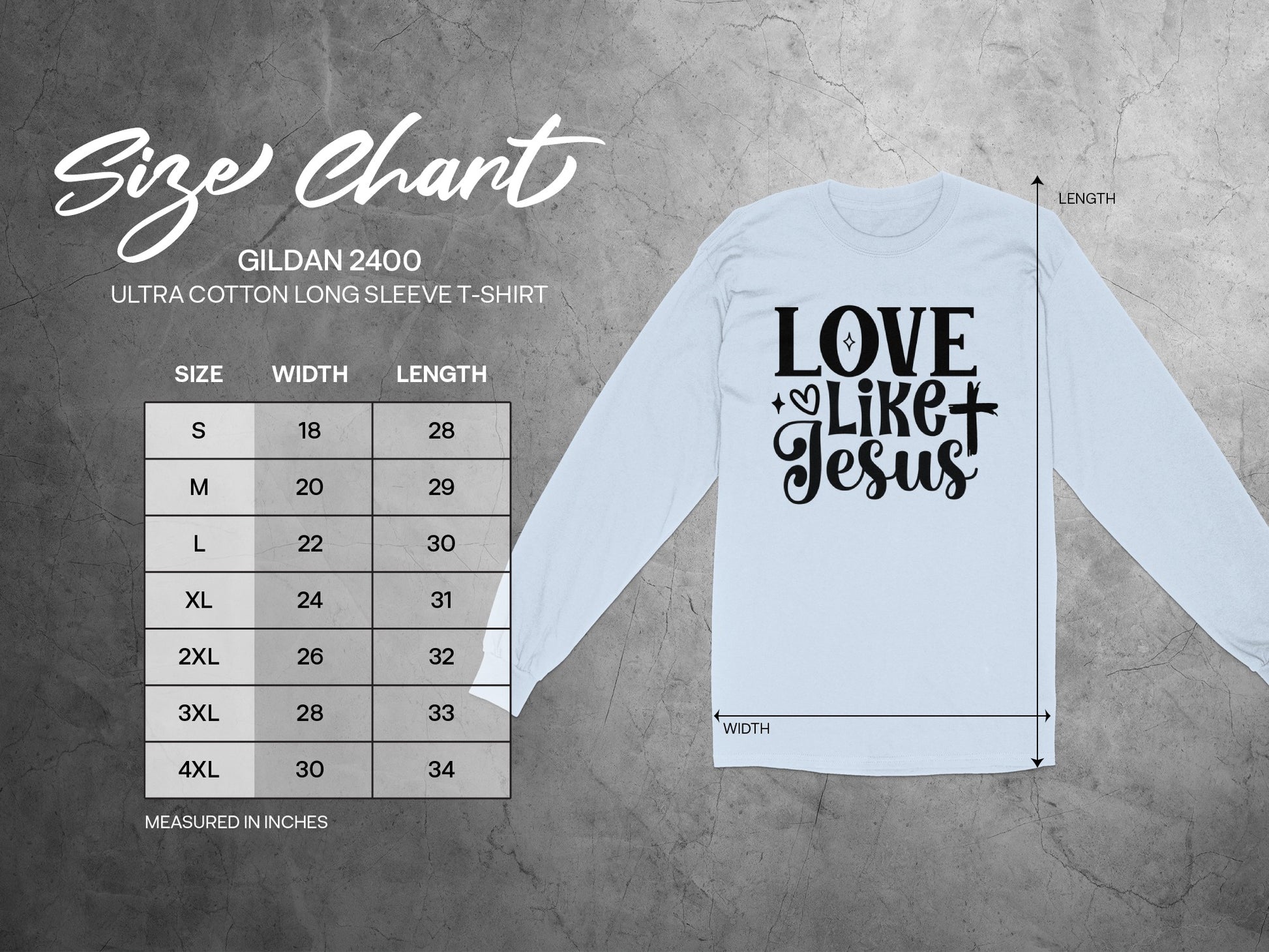 Love Like Jesus Long Sleeve T-Shirt product type