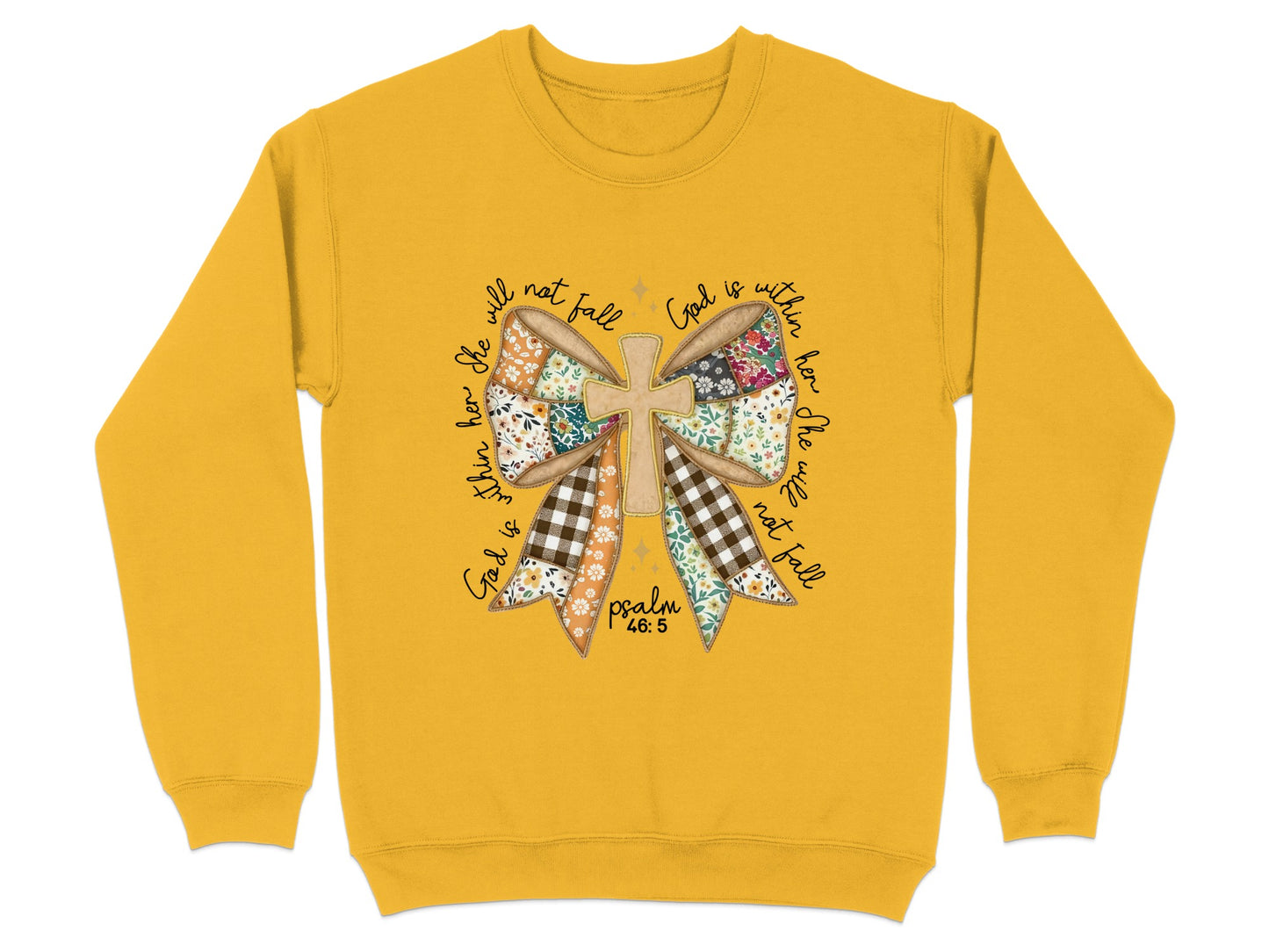 God Is Within Her She'll Not Fall Psalm 46:5 sweatshirt