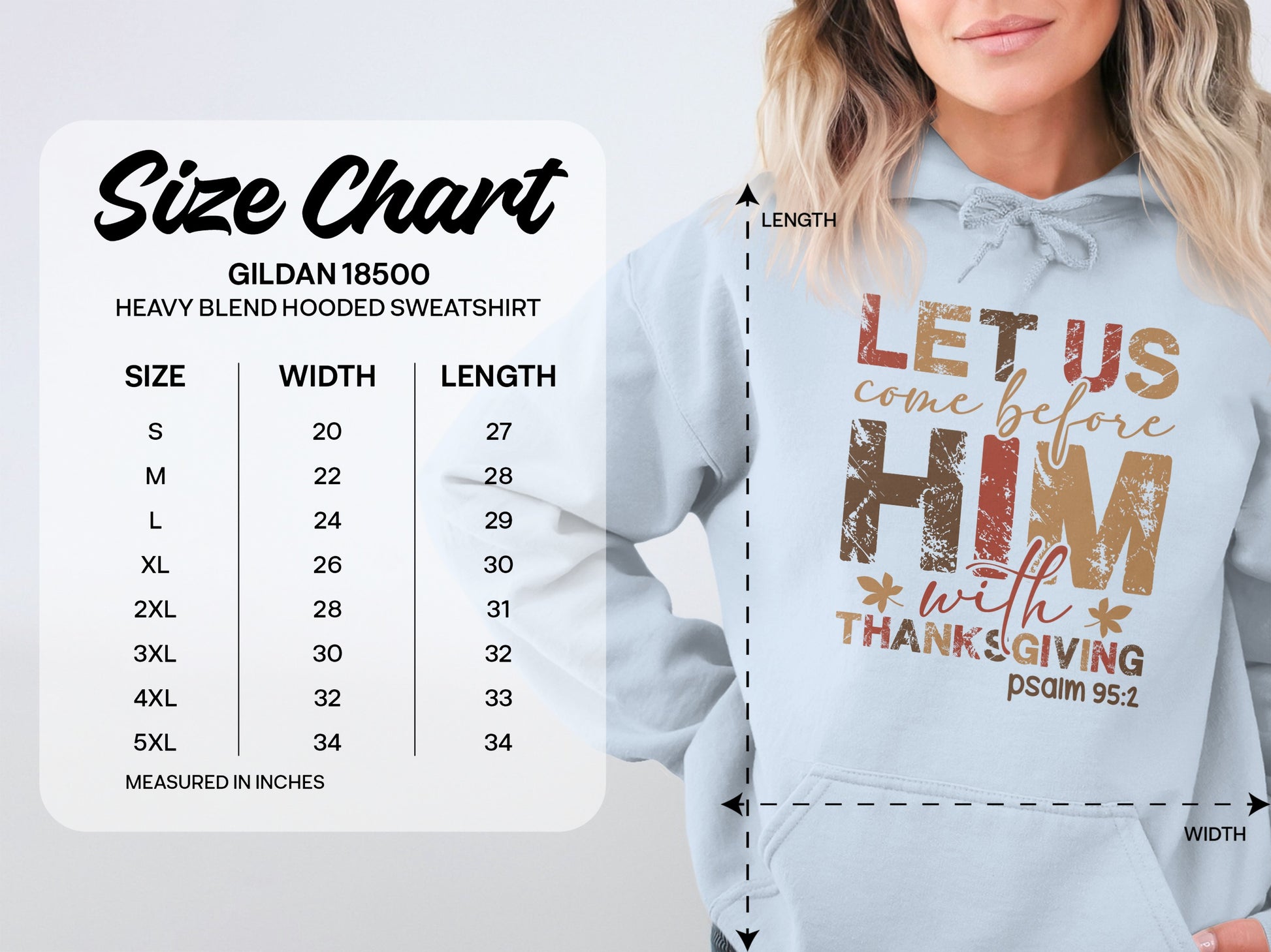 Let Us Come Before Him With Thanksgiving Hoodie