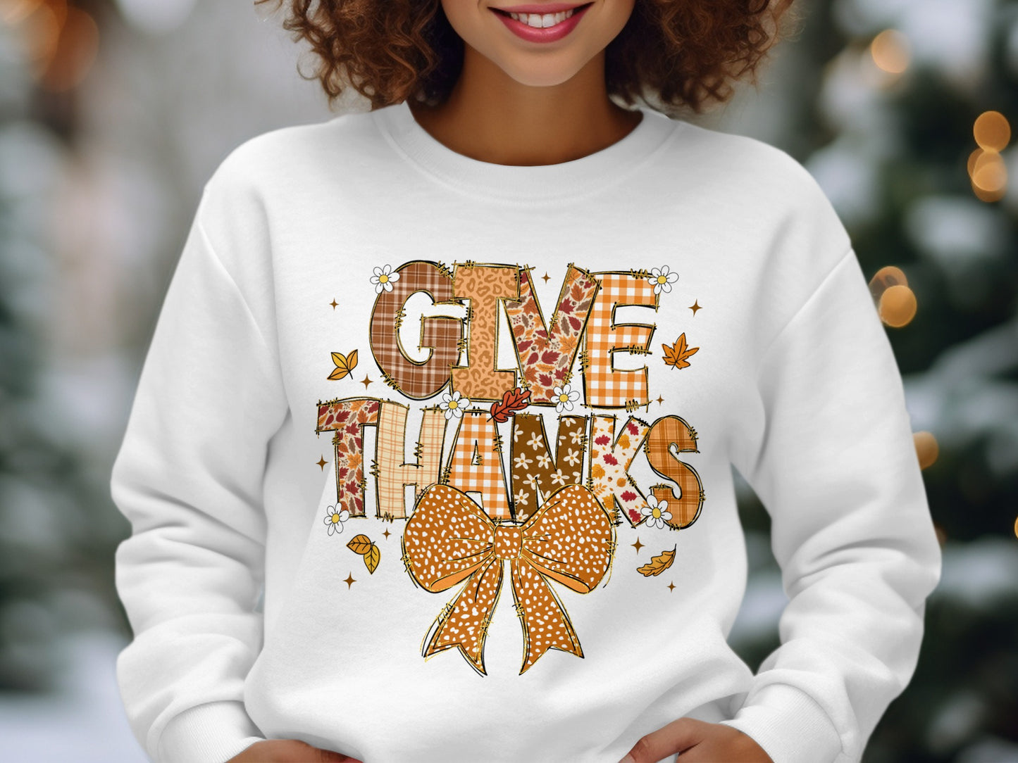 Give Thanks Graphic Design Sweatshirt product