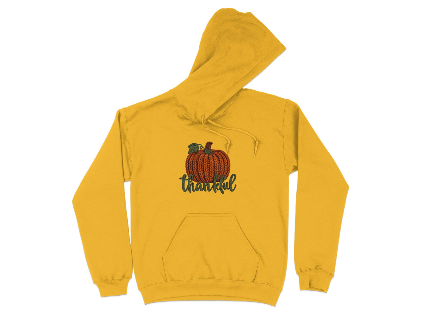 Thankful Pumpkin Hoodie with Autumn Design product