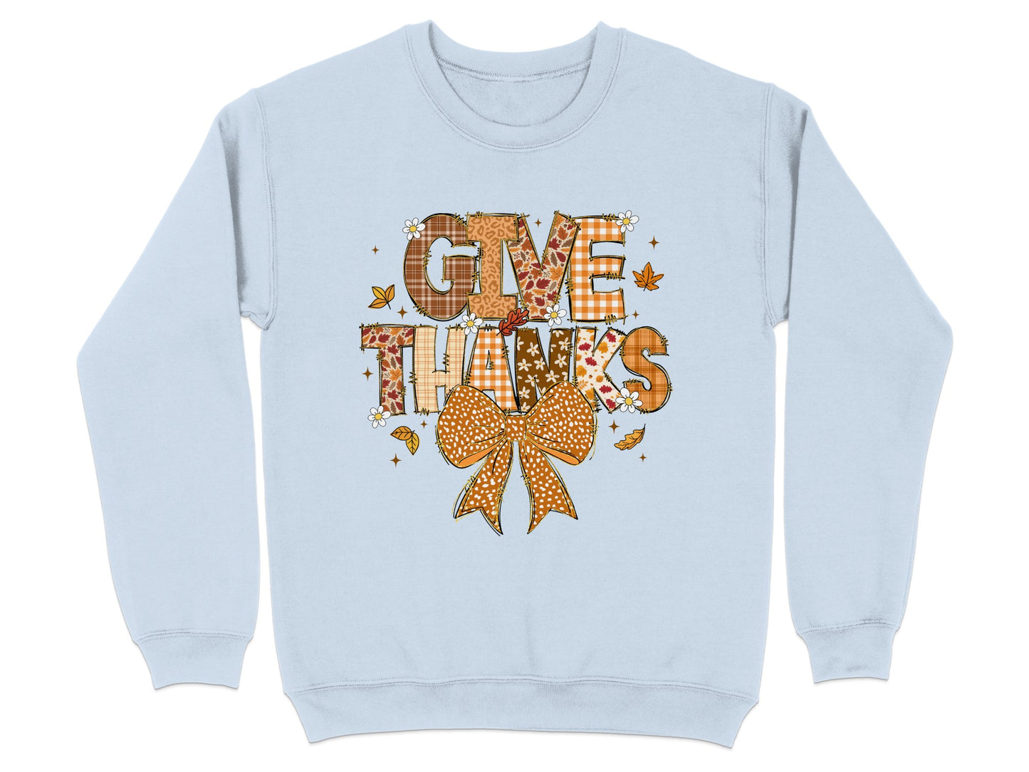 Give Thanks Fall Themed Sweatshirt