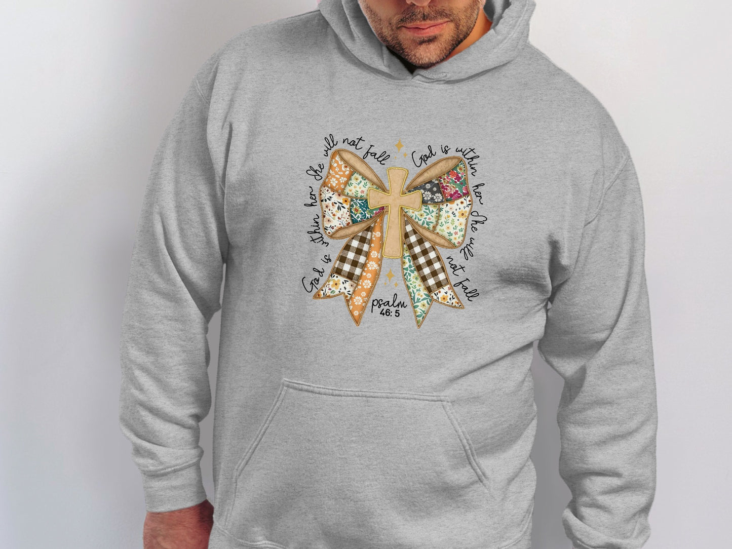 God is within her she will not fail Psalm 46:5 Hoodie