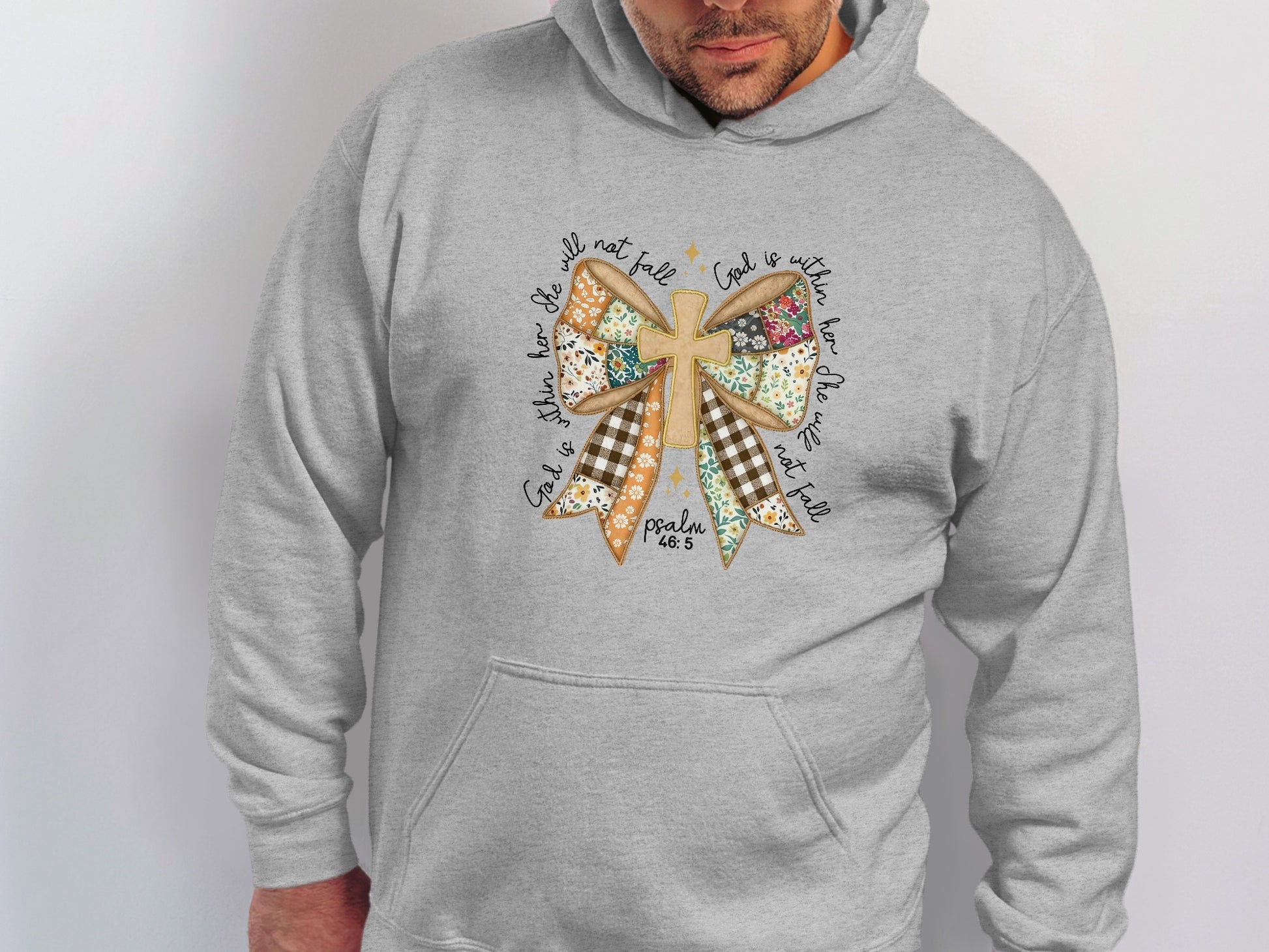 God is within her she will not fail Psalm 46:5 Hoodie