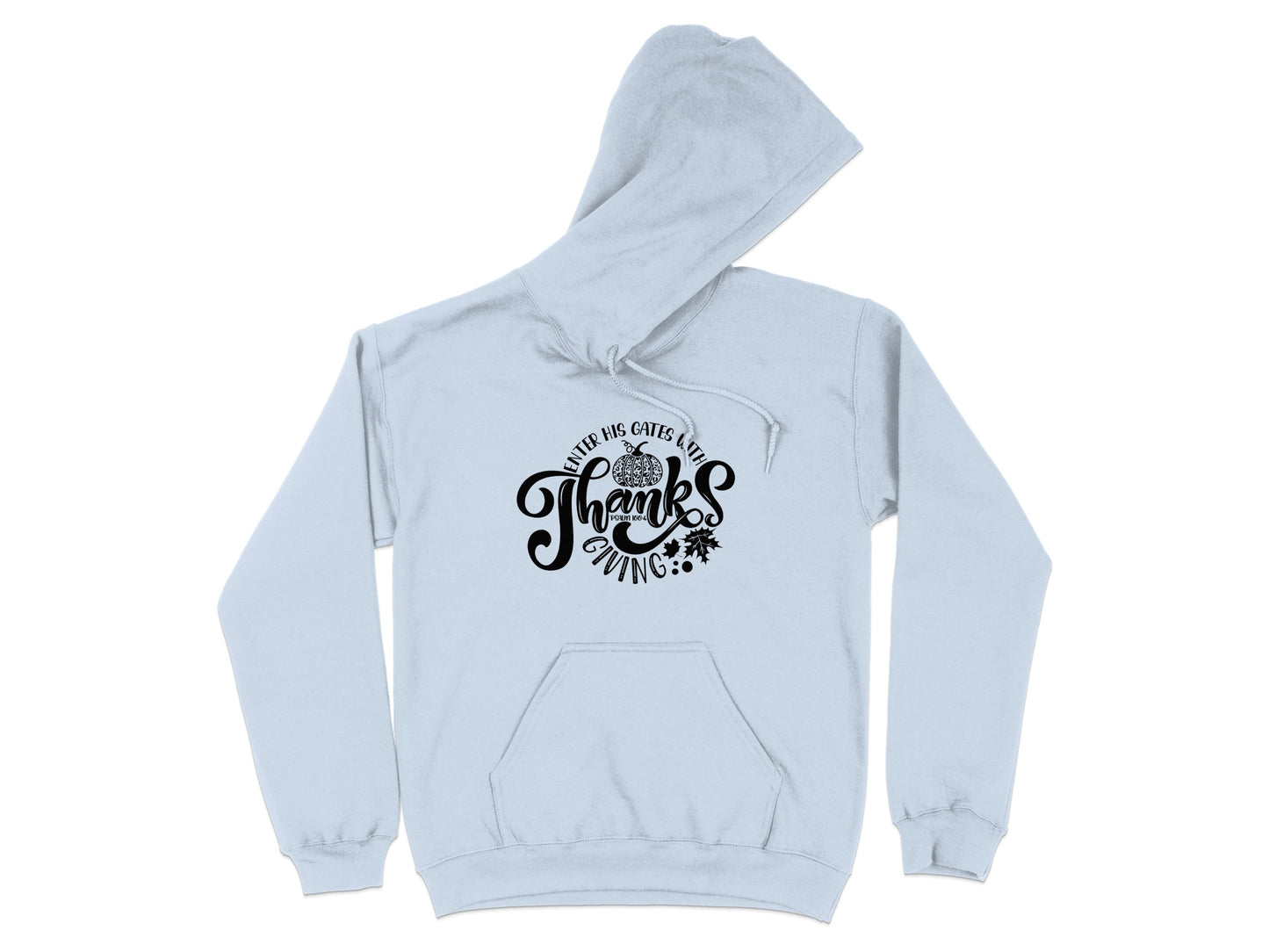 Thanks Hoodie Casual Wear with Graphic Print Design