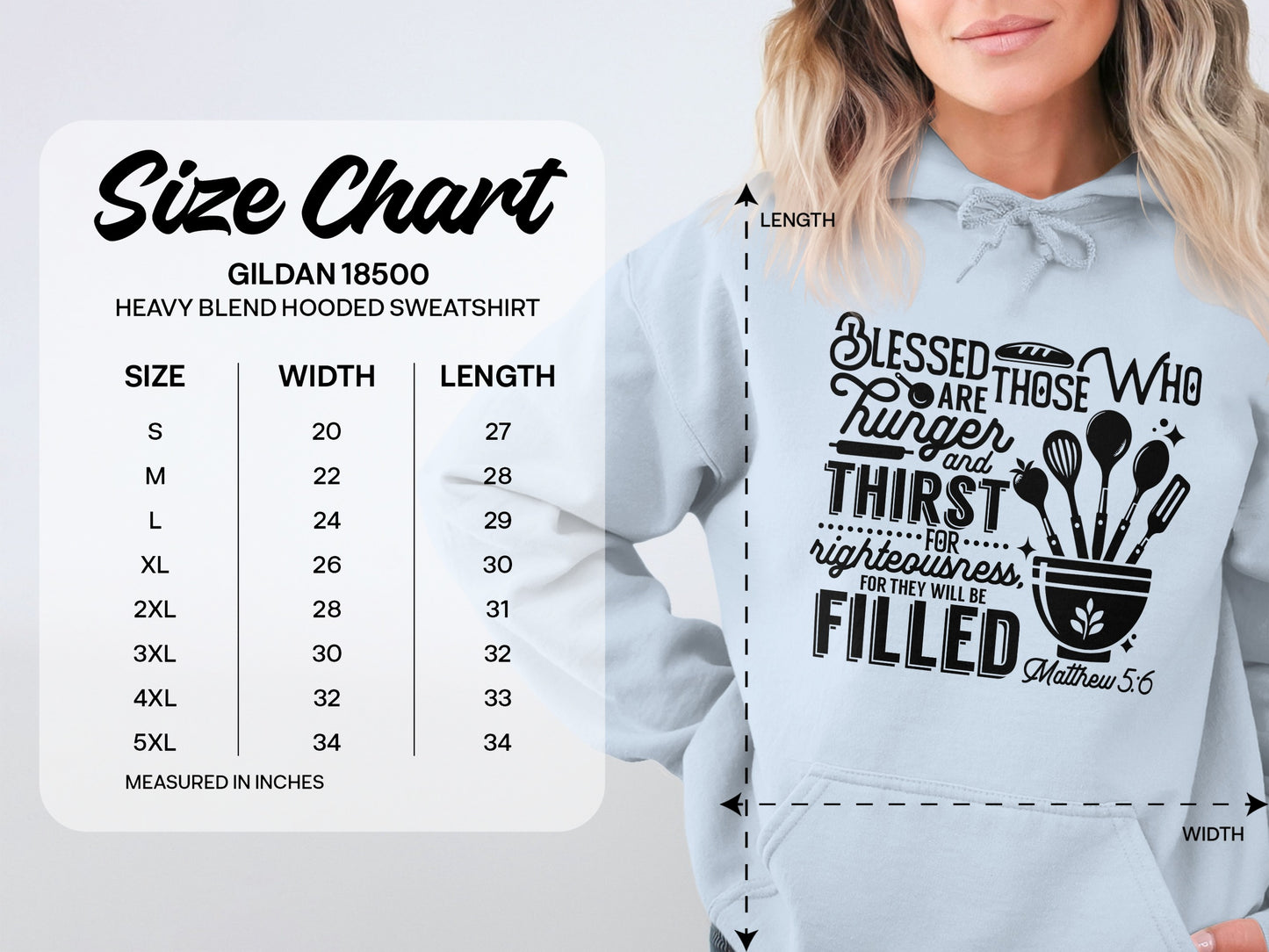 Blessed Are Those Who Hunger And Thirst Sweatshirt