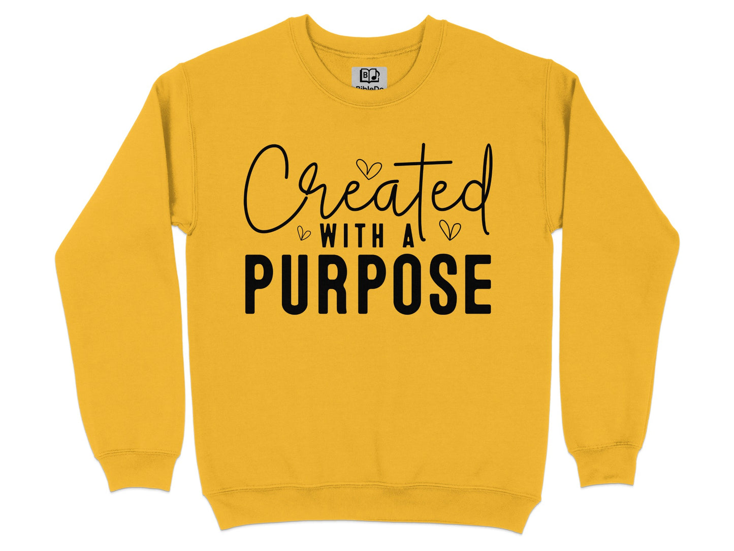 Created With A Purpose Yellow Graphic Sweatshirt Product