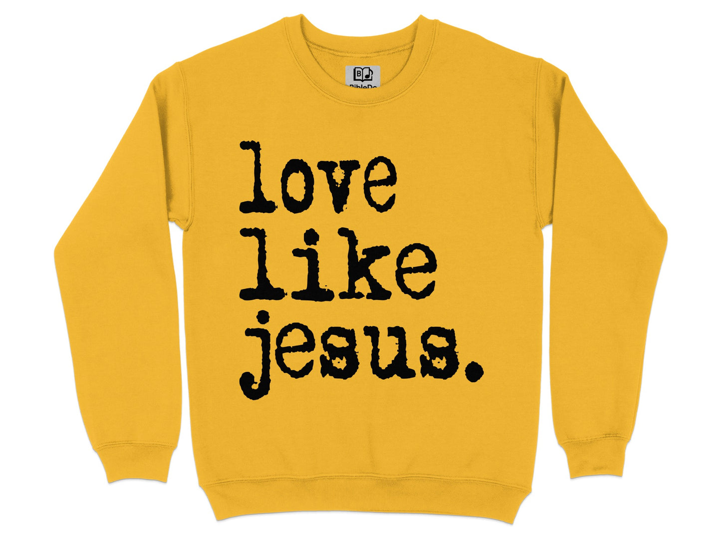 Love Like Jesus Yellow Sweatshirt product