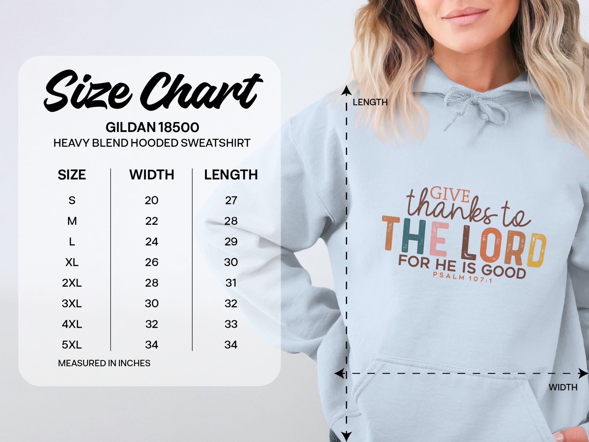 Give Thanks to The Lord for He is Good Sweatshirt