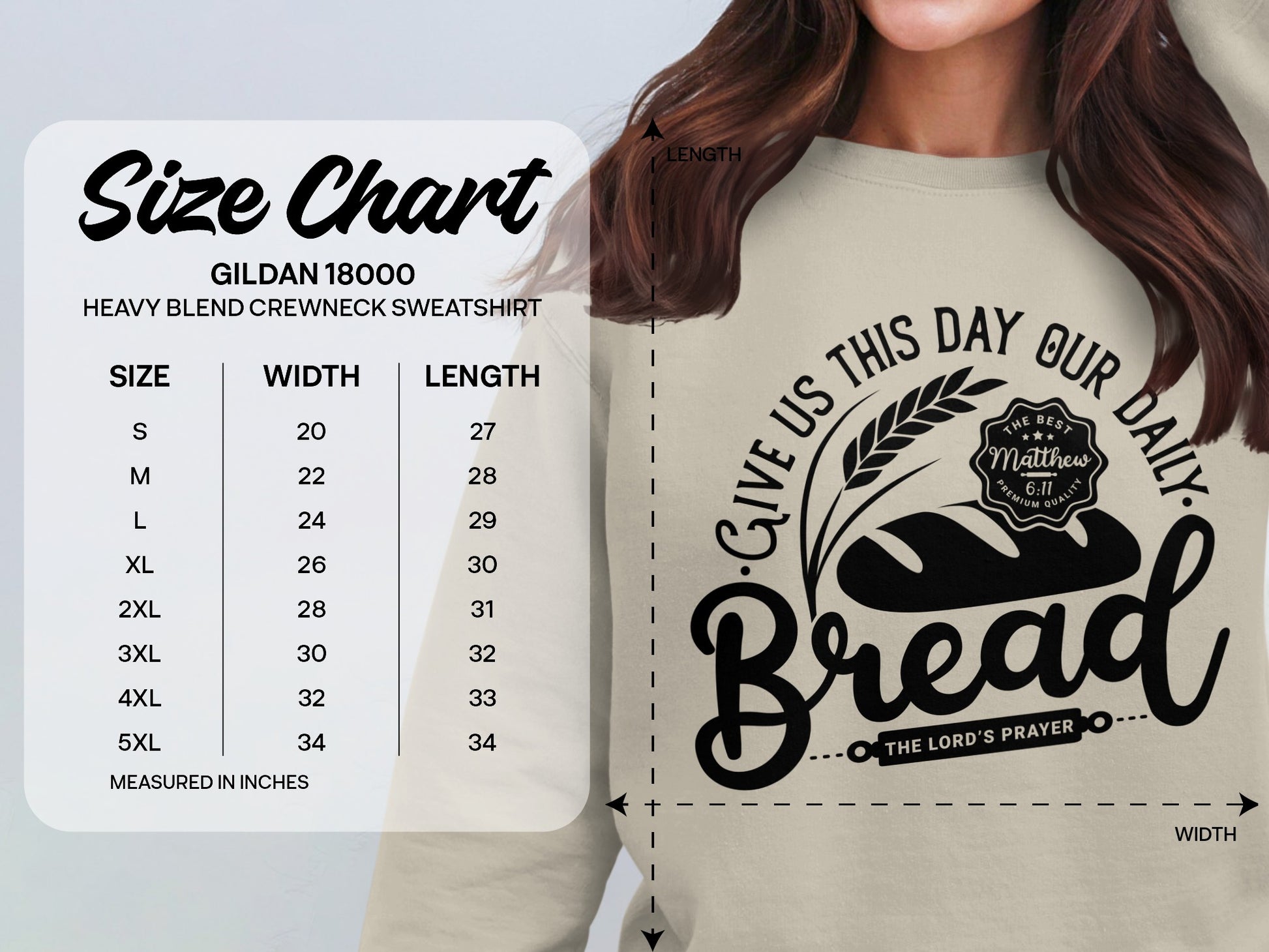 Give Us This Day Our Daily Bread Sweatshirt