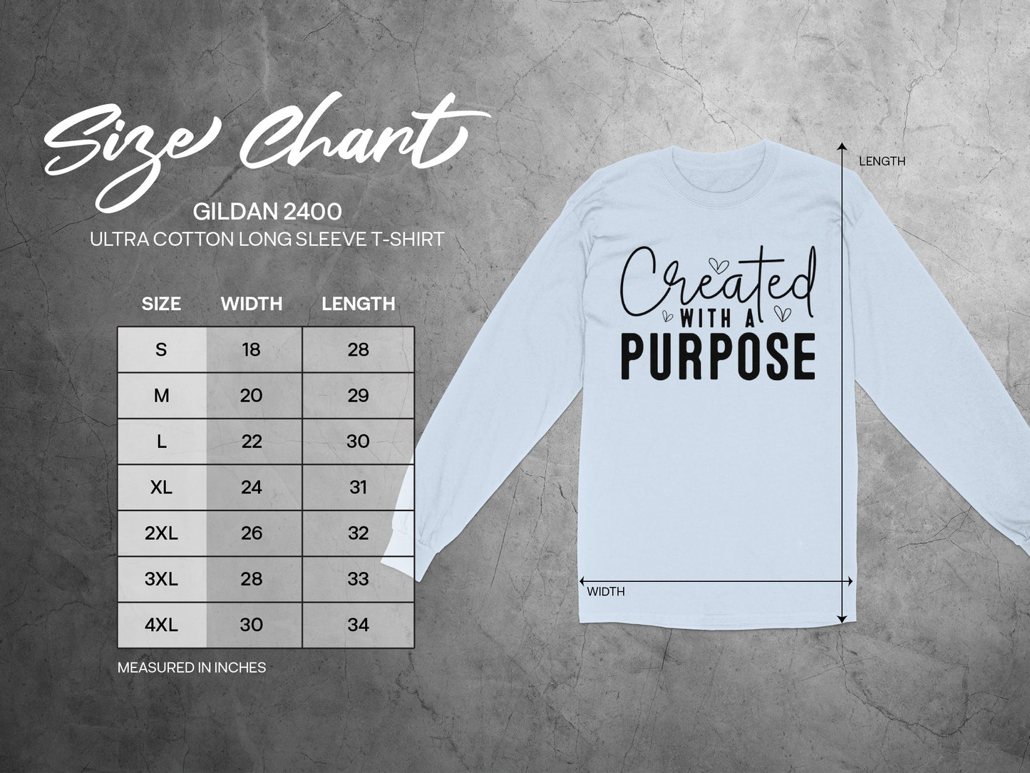 Created with a Purpose Long Sleeve Shirt product type