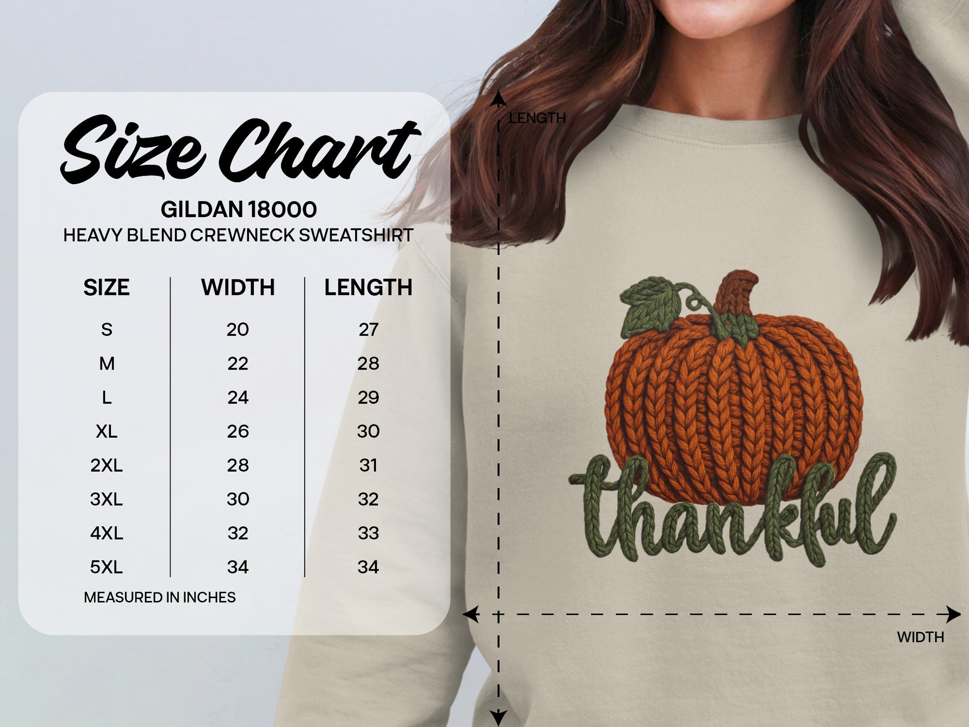 Thankful Pumpkin Embroidered Hooded Sweatshirt