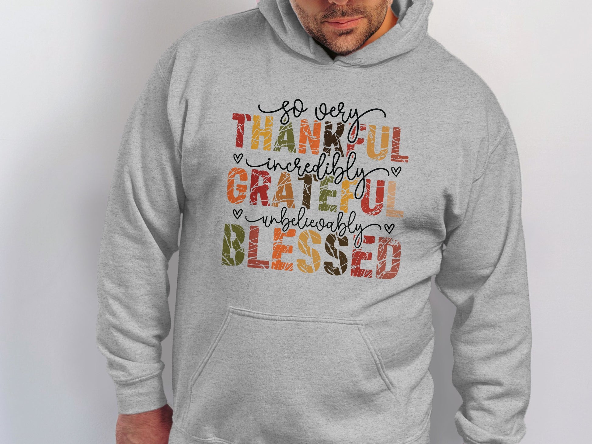 So Very Thankful Grateful Blessed Hoodie Product