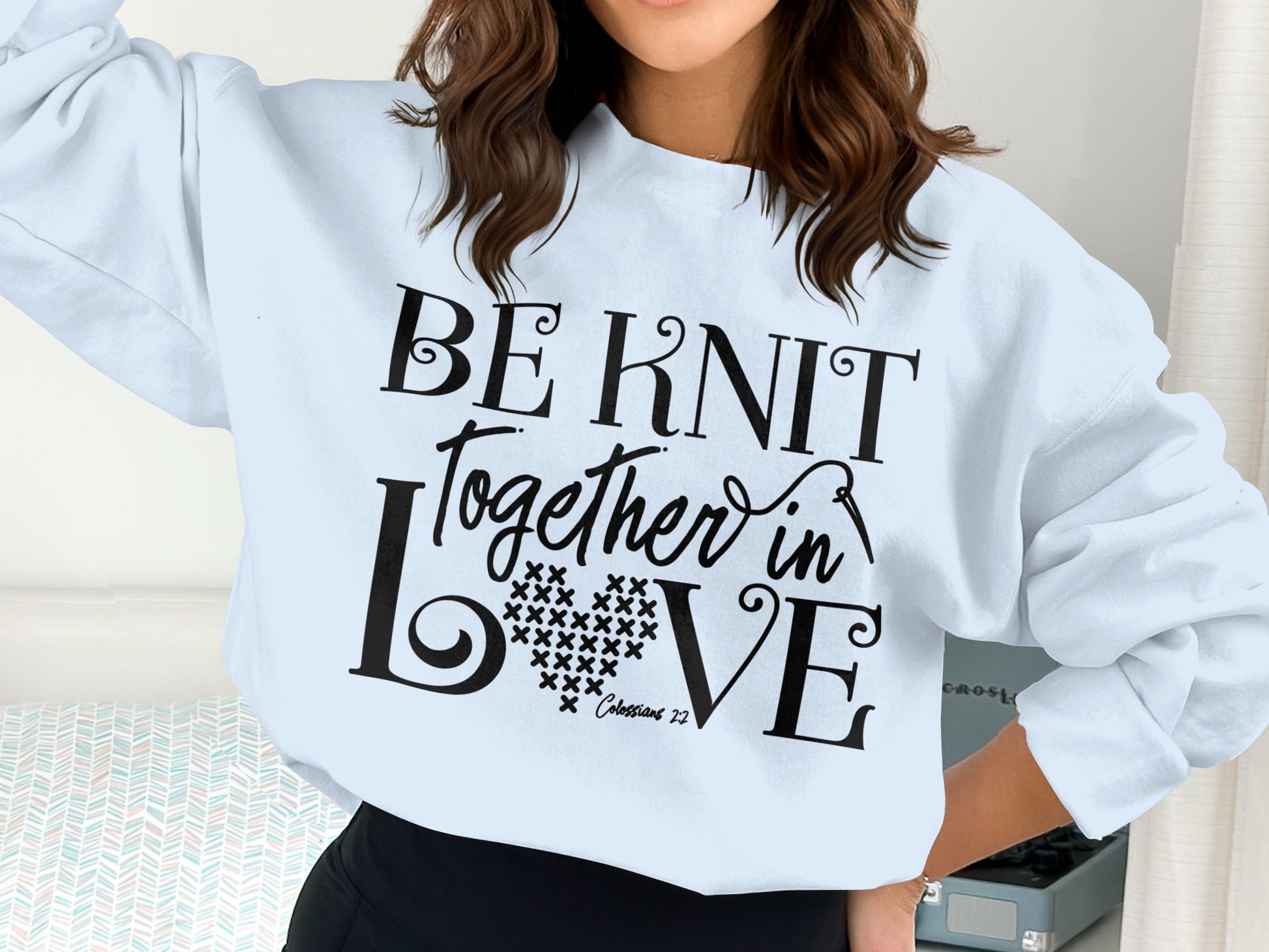 BE KNIT Together In Love Sweatshirt