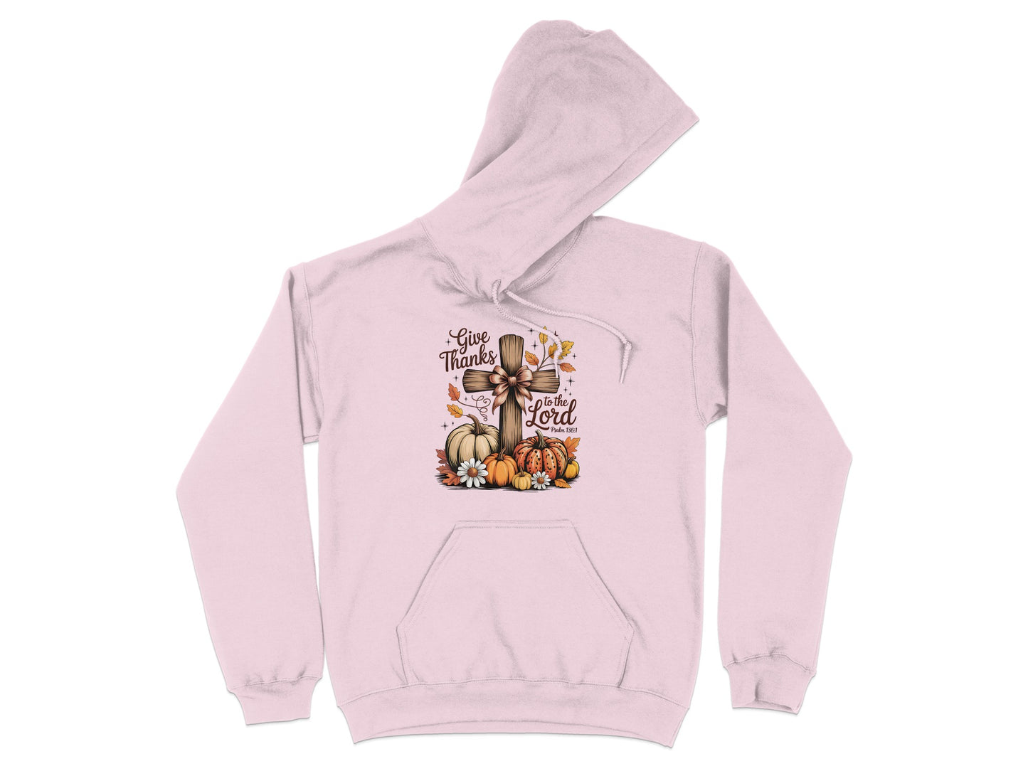 Give Thanks Praise The Lord Graphic Hoodie Product