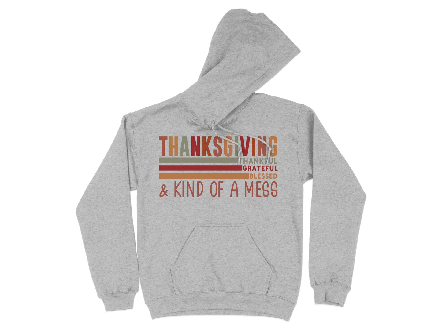 Thanksgiving Thankful Grateful Blessed Hoodie