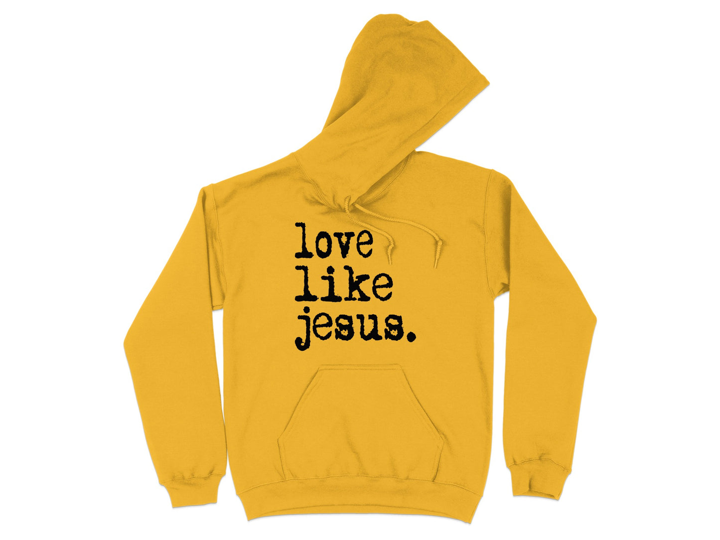 Love Like Jesus Hoodie Christian Inspirational Product