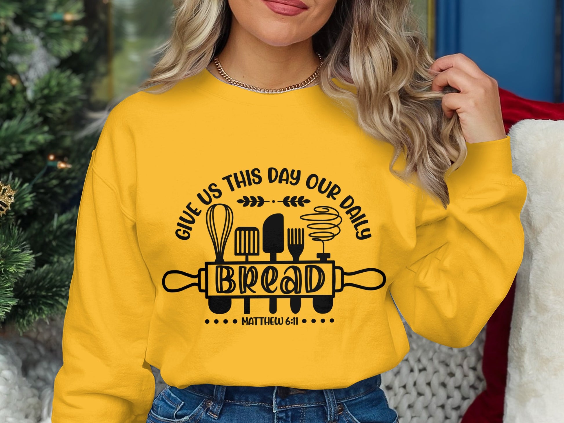 Give Us This Day Our Daily Bread Sweatshirt