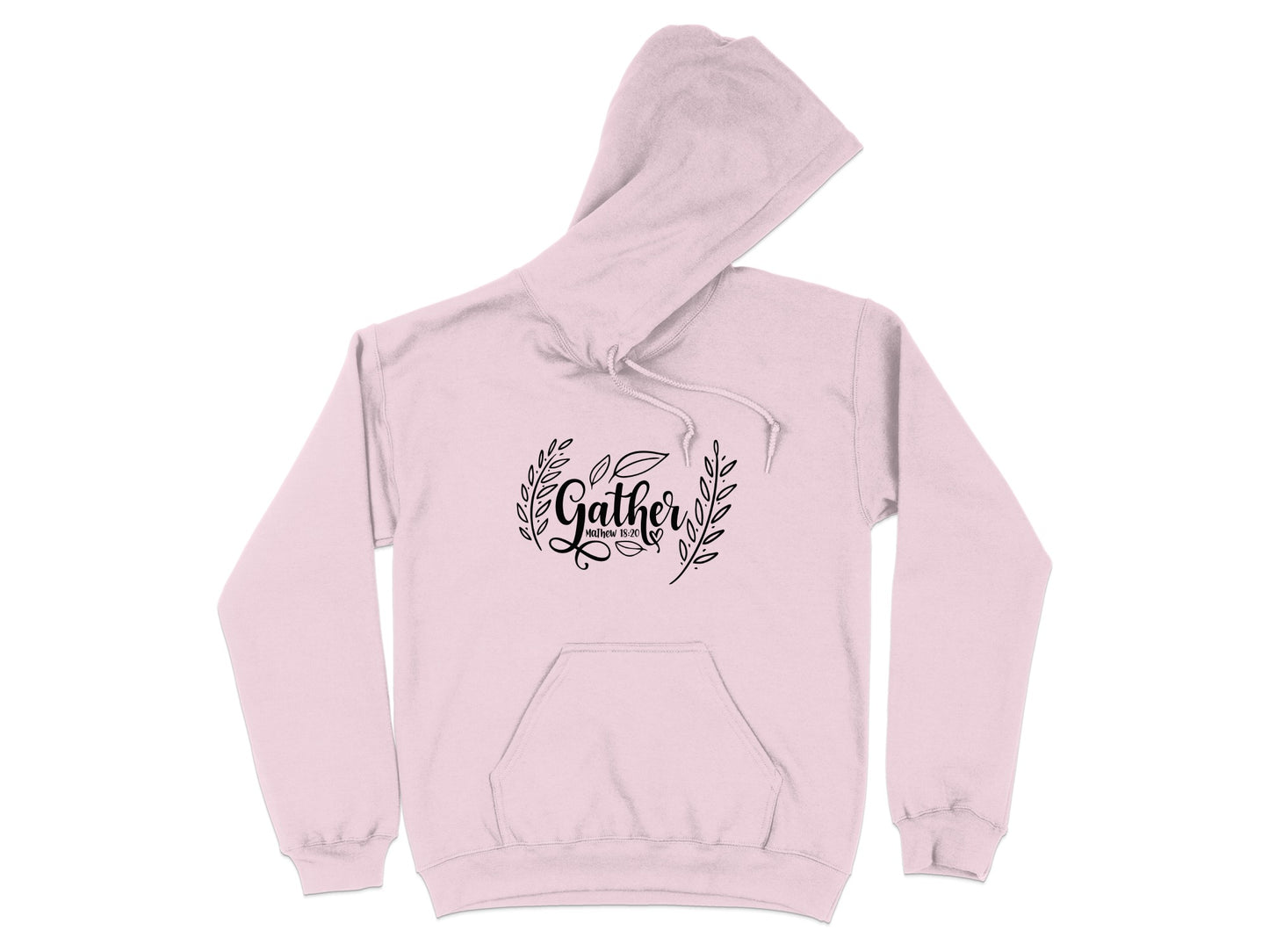 Gather Hoodie with Elegant Leaf Design