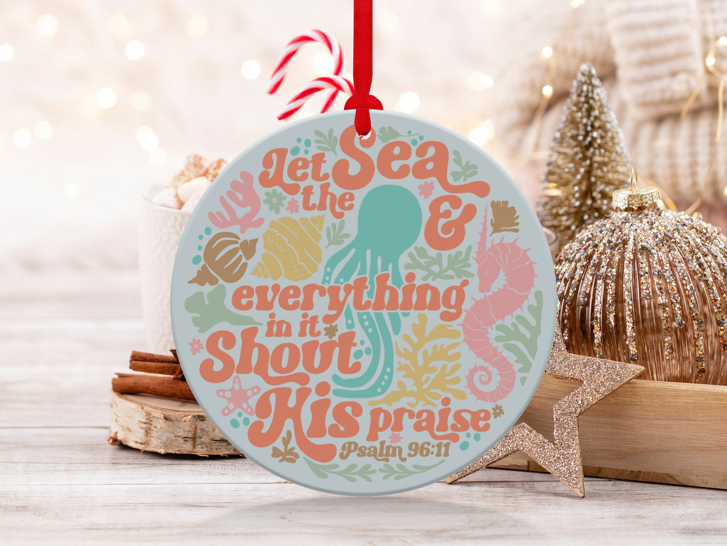 Let the Sea and Everything in It Shout His Praise Ornament