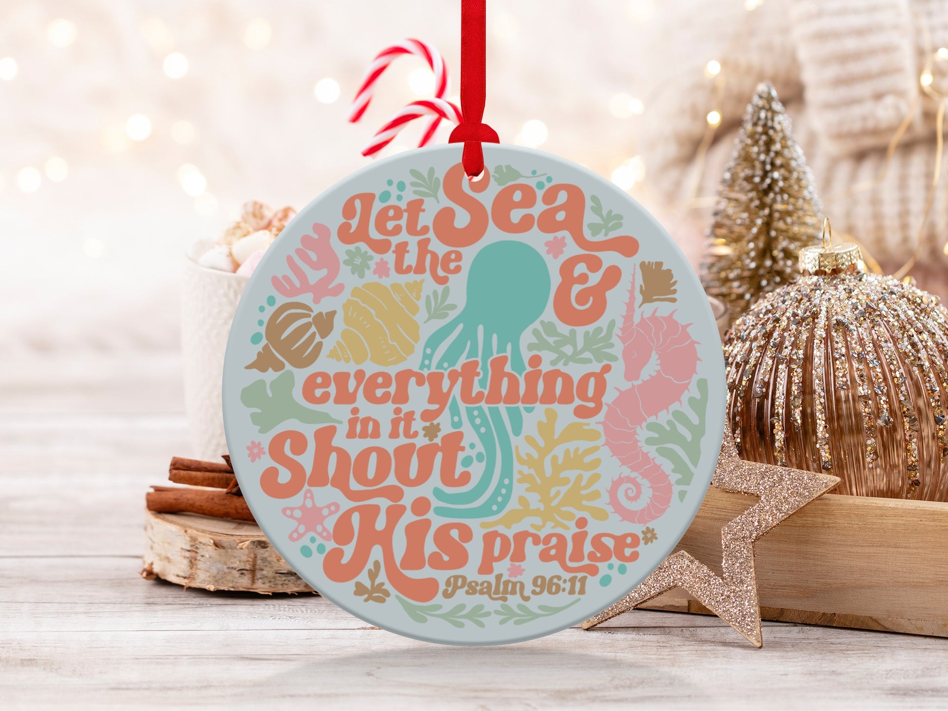 Let the Sea and Everything in It Shout His Praise Ornament