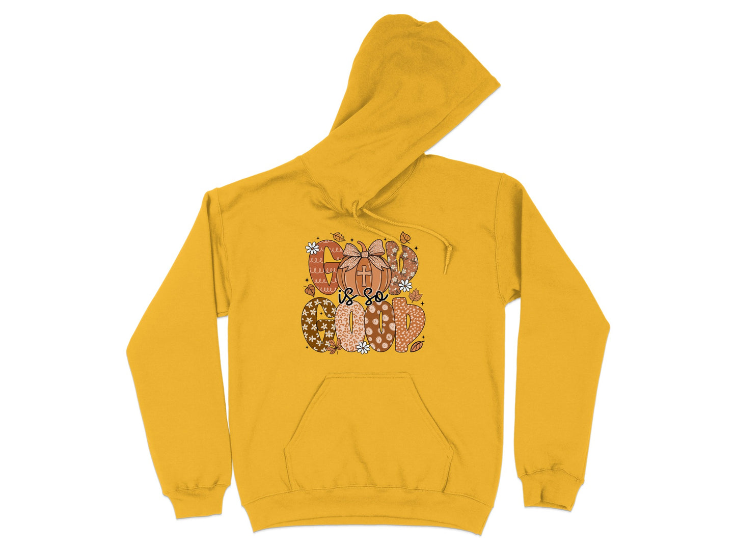 Fall Inspired Pumpkin Themed Design Hoodie