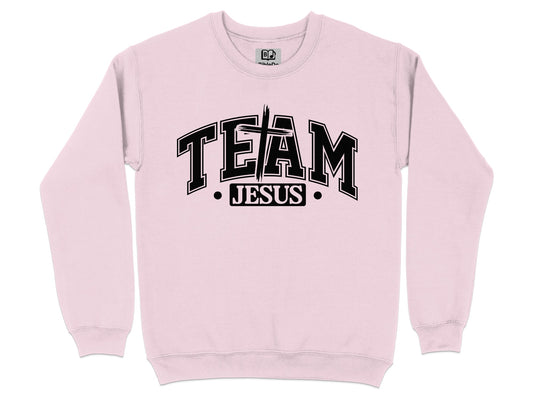 Team Jesus Sweatshirt Faith-Based Apparel