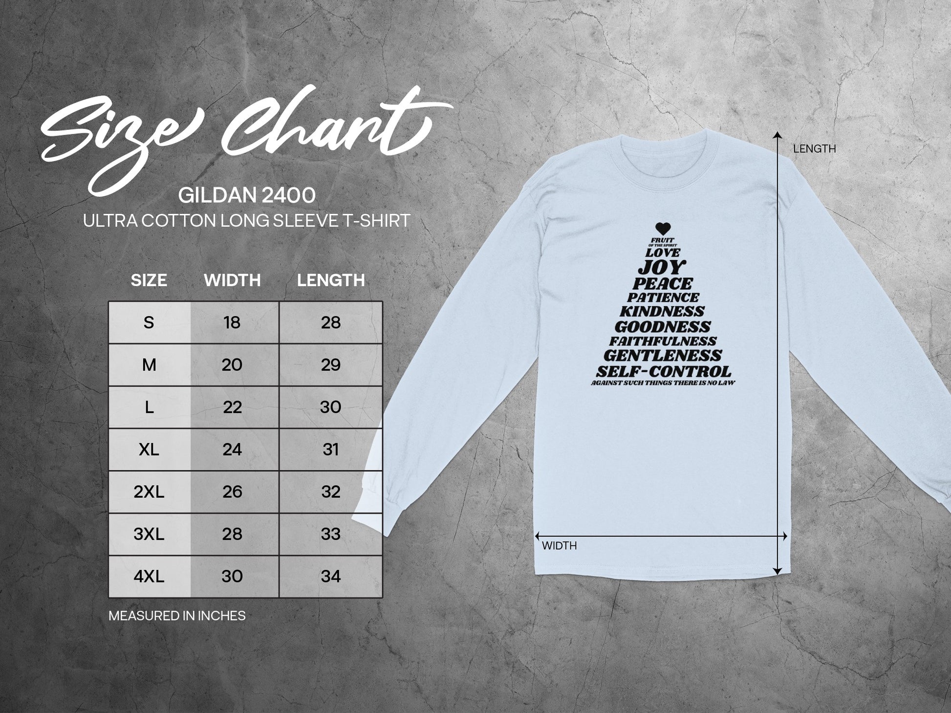 Fruit of Spirit Christian T-Shirt Religious Product