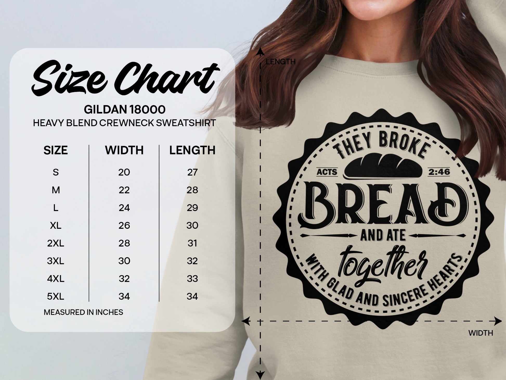 They Broke Bread and Ate Together Sweatshirt