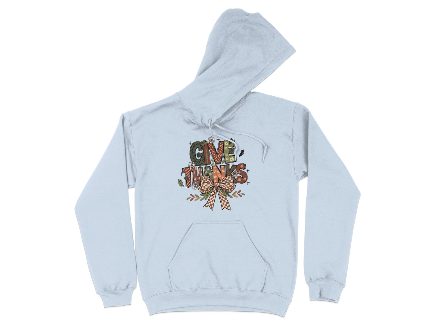 Give Thanks Hoodie with Festive Autumn Design