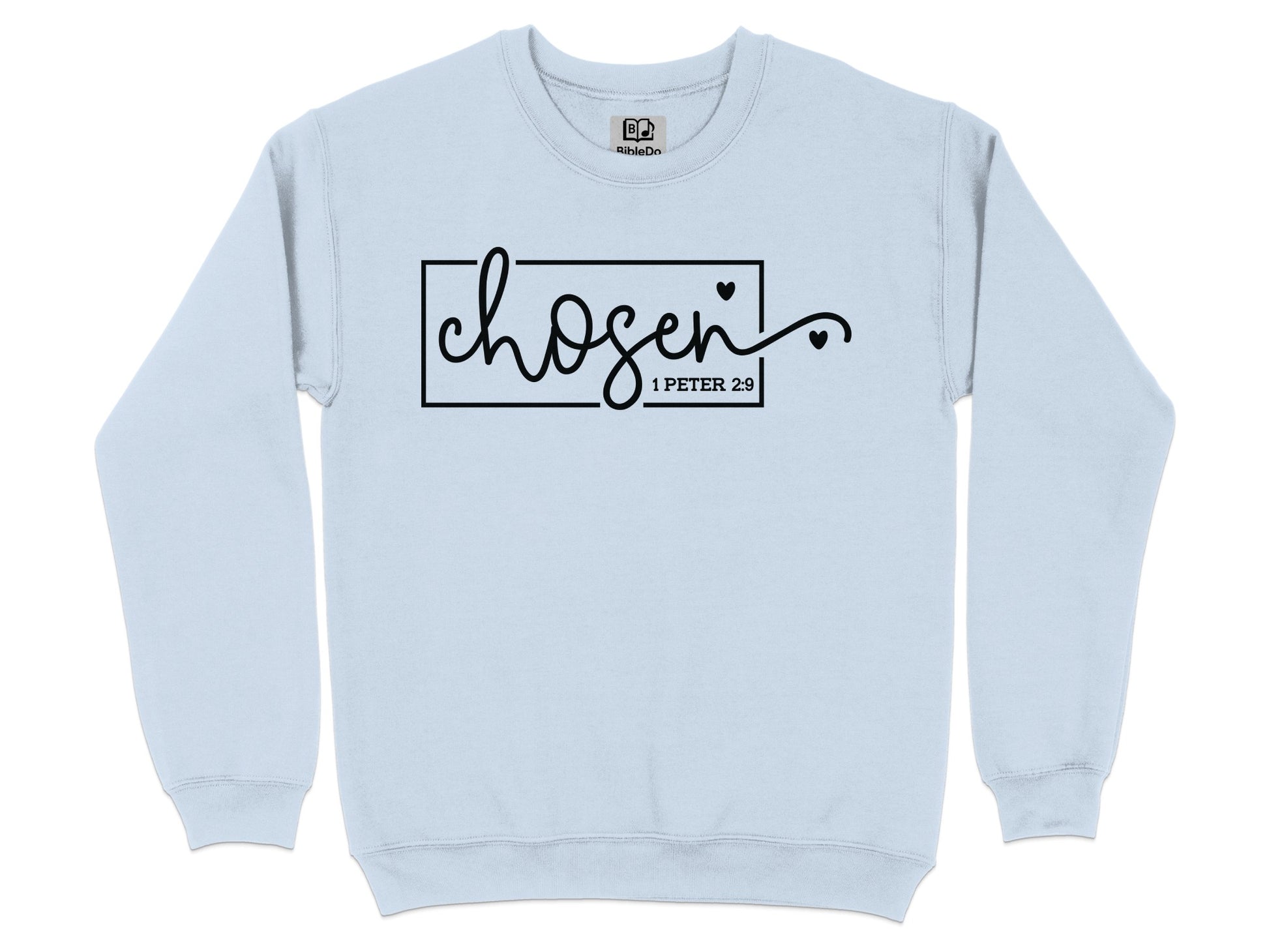 Chosen 1 Peter 2:9 Inspirational Graphic Sweatshirt product type
