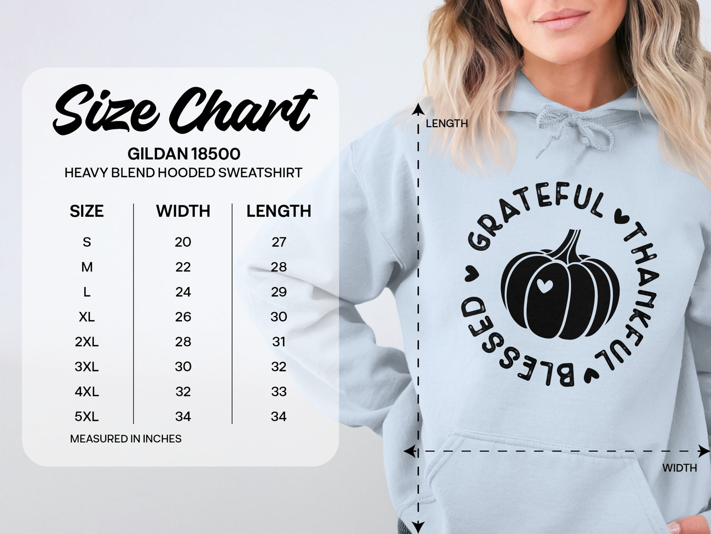 Grateful Thankful Blessed Pumpkin Sweatshirt