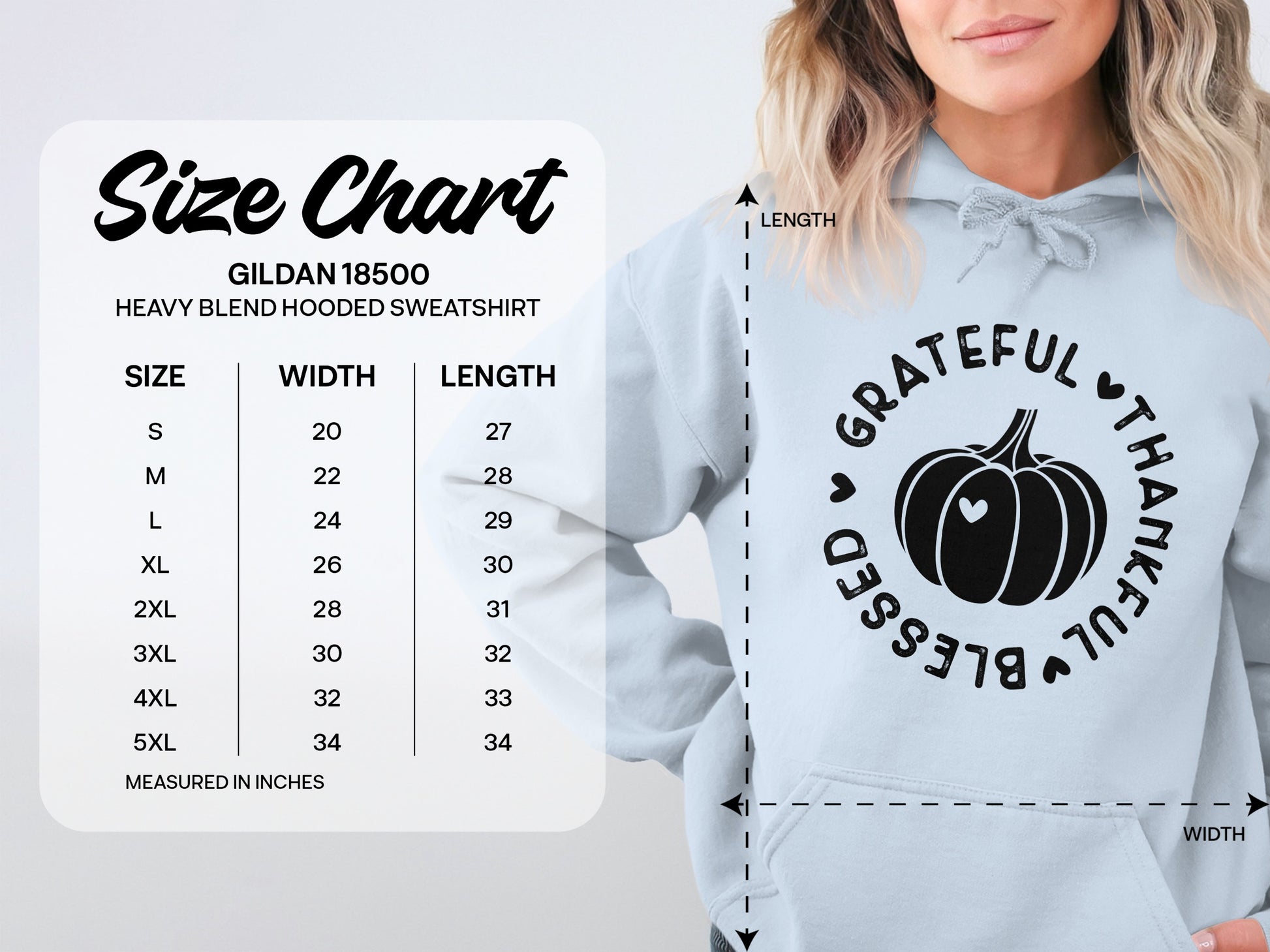 Grateful Thankful Blessed Pumpkin Sweatshirt