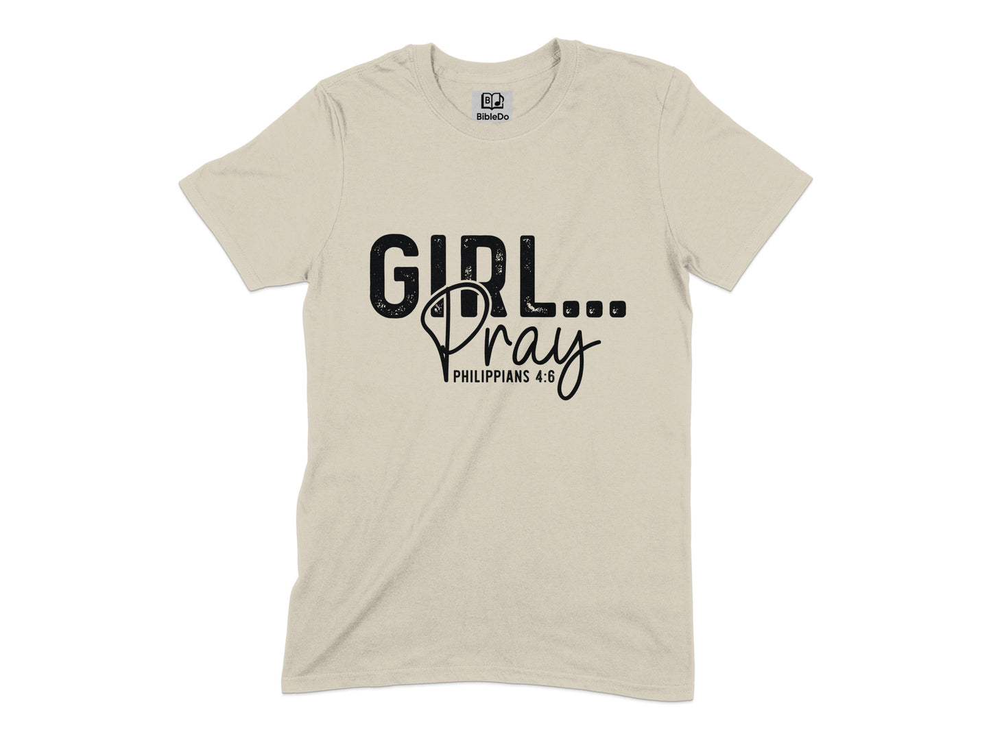 Girl Pray Philippians 4:6 Graphic Tee Shirt product type
