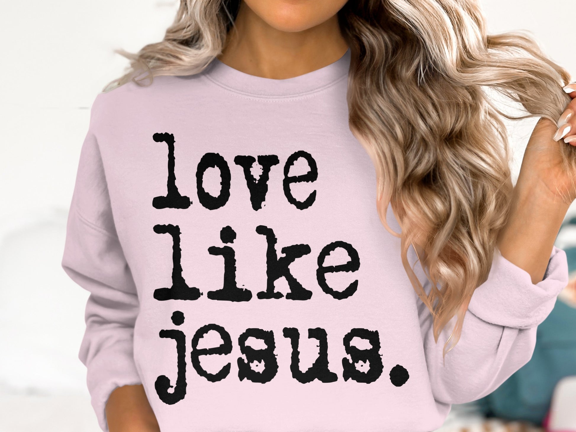 Love Like Jesus Graphic Shirt Faith-Inspired Apparel