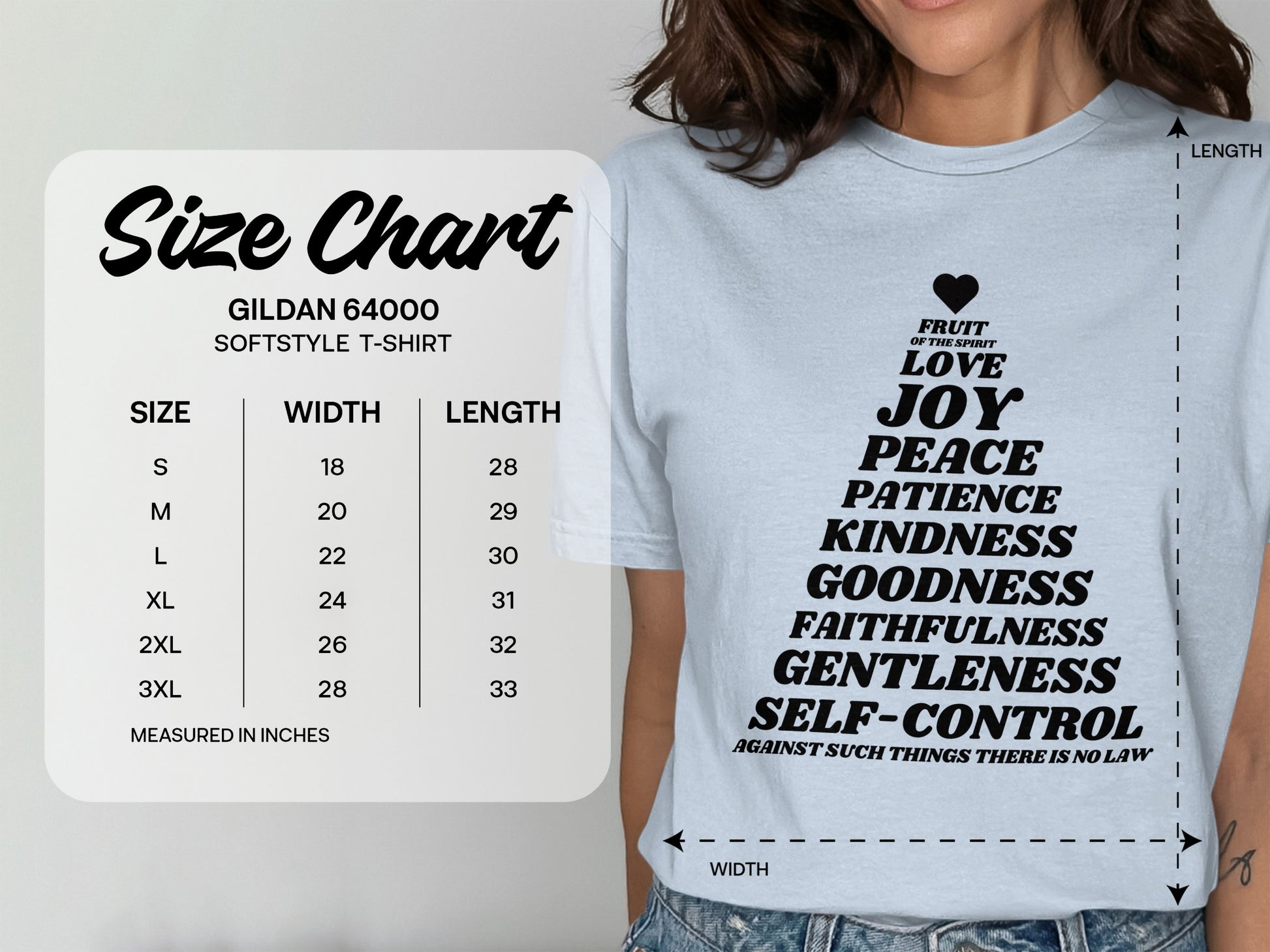 Motivational Words Fruit of Spirit T Shirt product