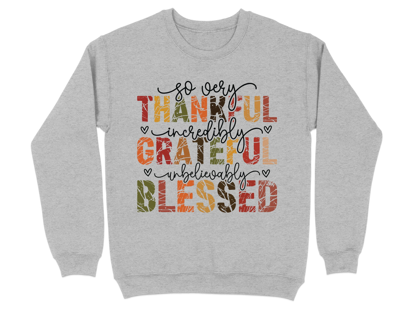 Thankful Grateful Blessed Autumn Inspired Shirt