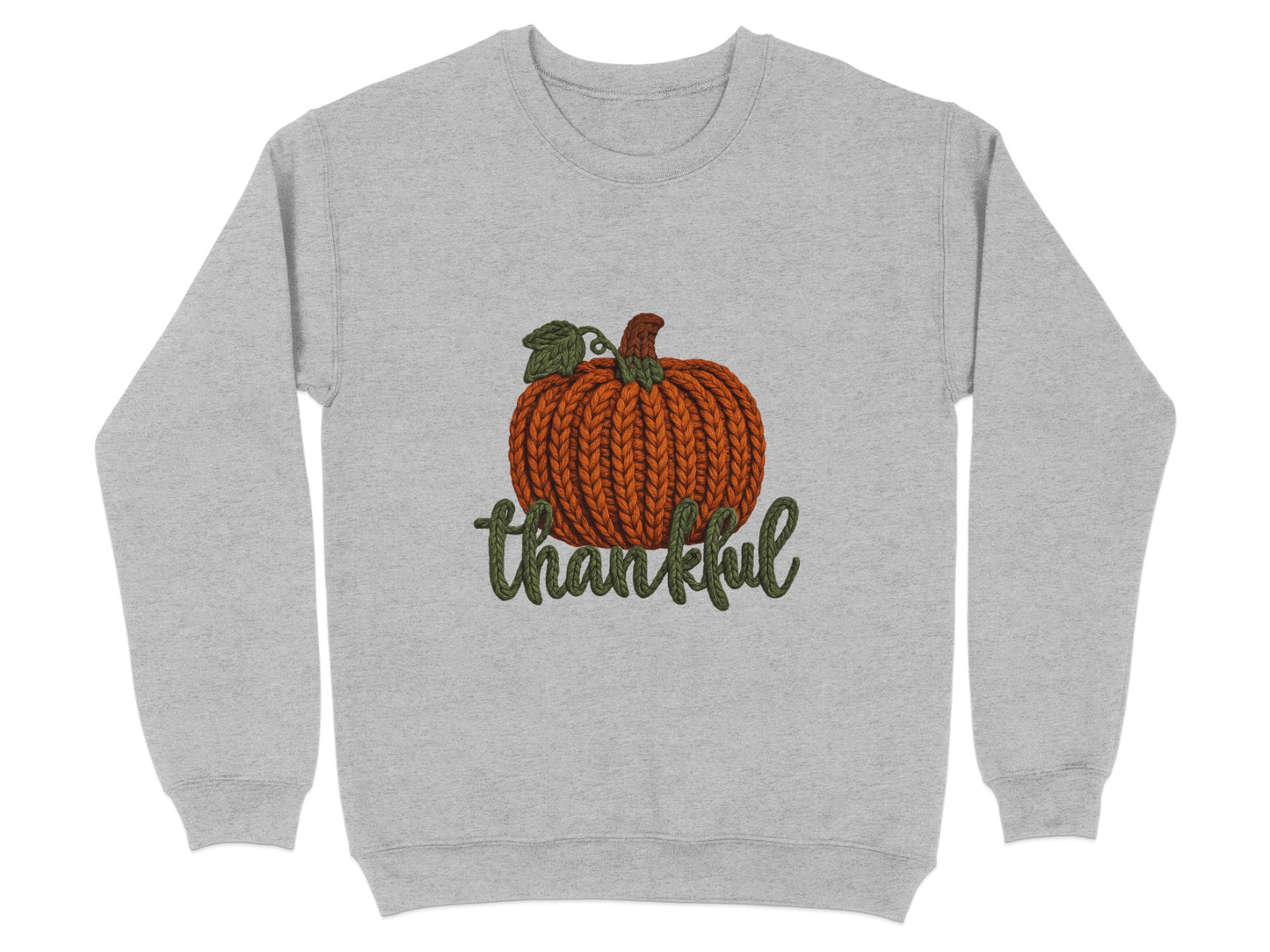 Thankful Pumpkin Graphic Design Sweater Product