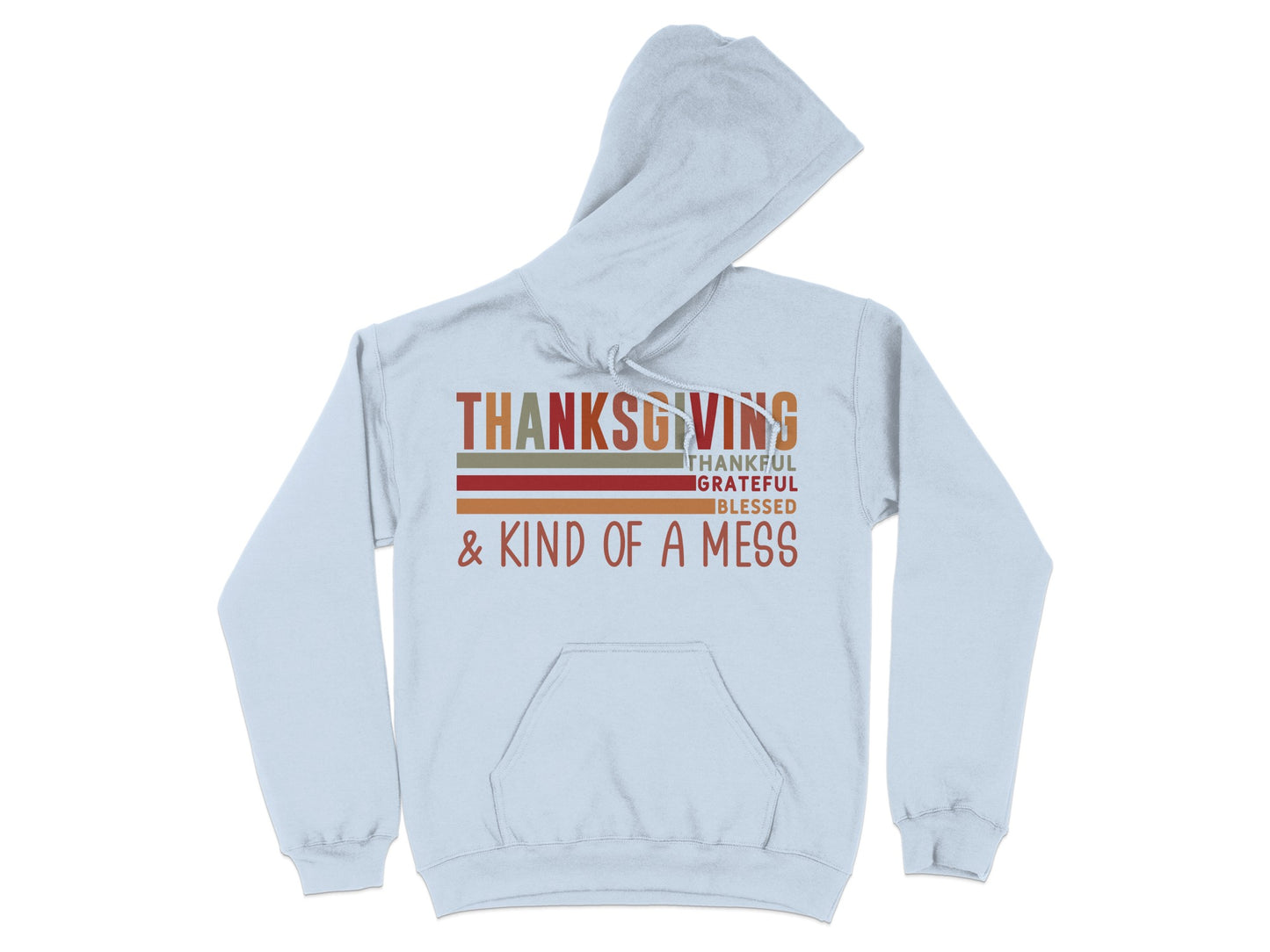 Thanksgiving Thankful Grateful Blessed Hoodie