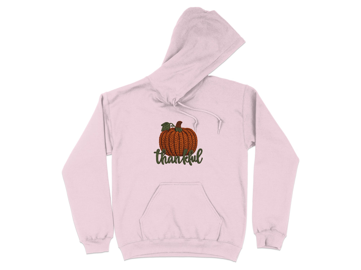 Thankful Pumpkin Graphic Hoodie for Fall fashion