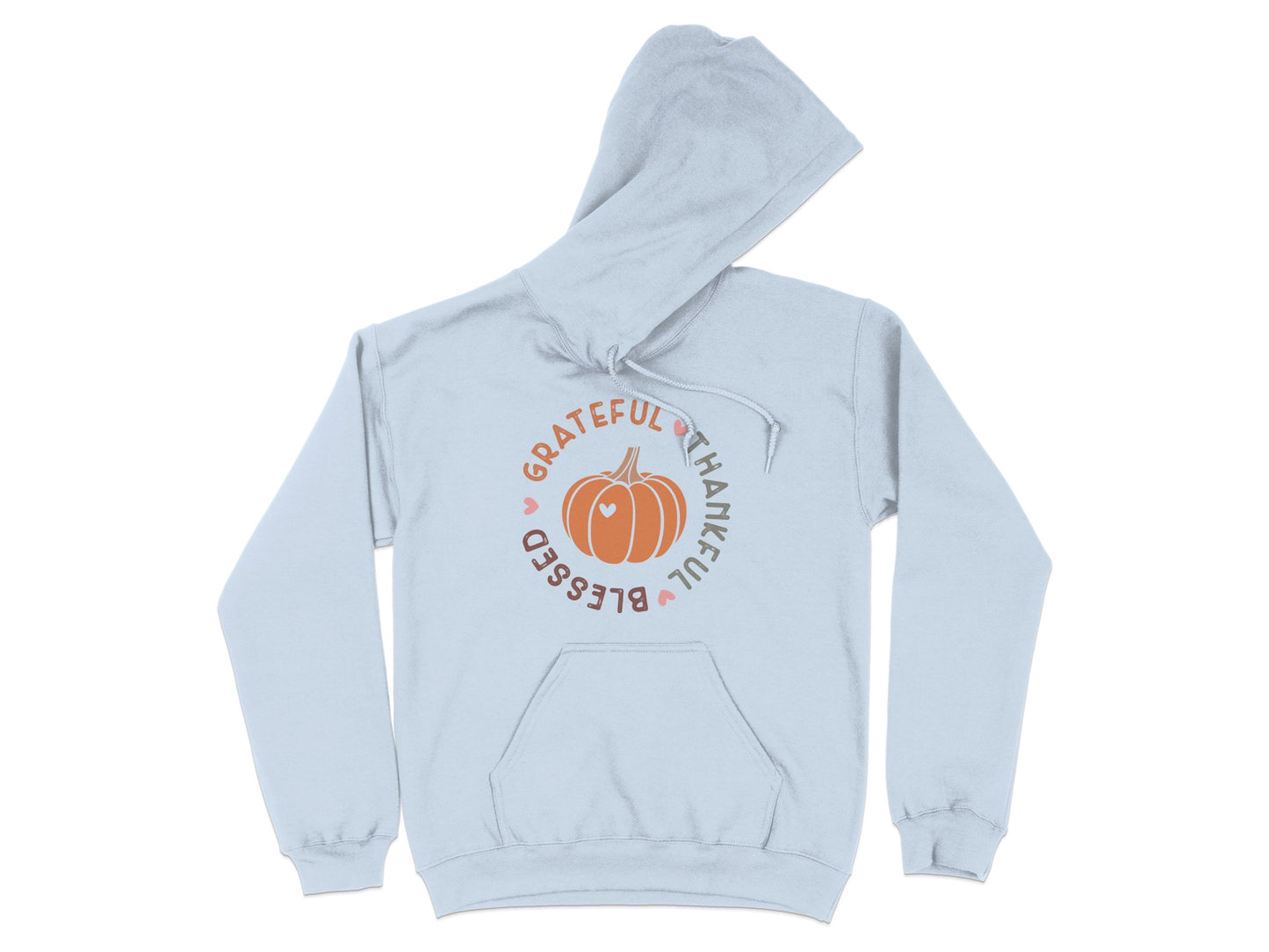 Grateful Thankful Blessed Pumpkin Hoodie product