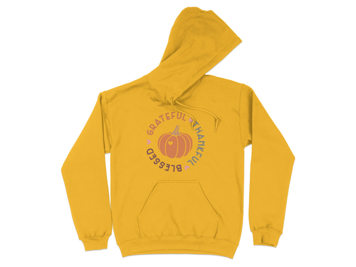 Grateful Thankful Blessed Pumpkin Hoodie Product
