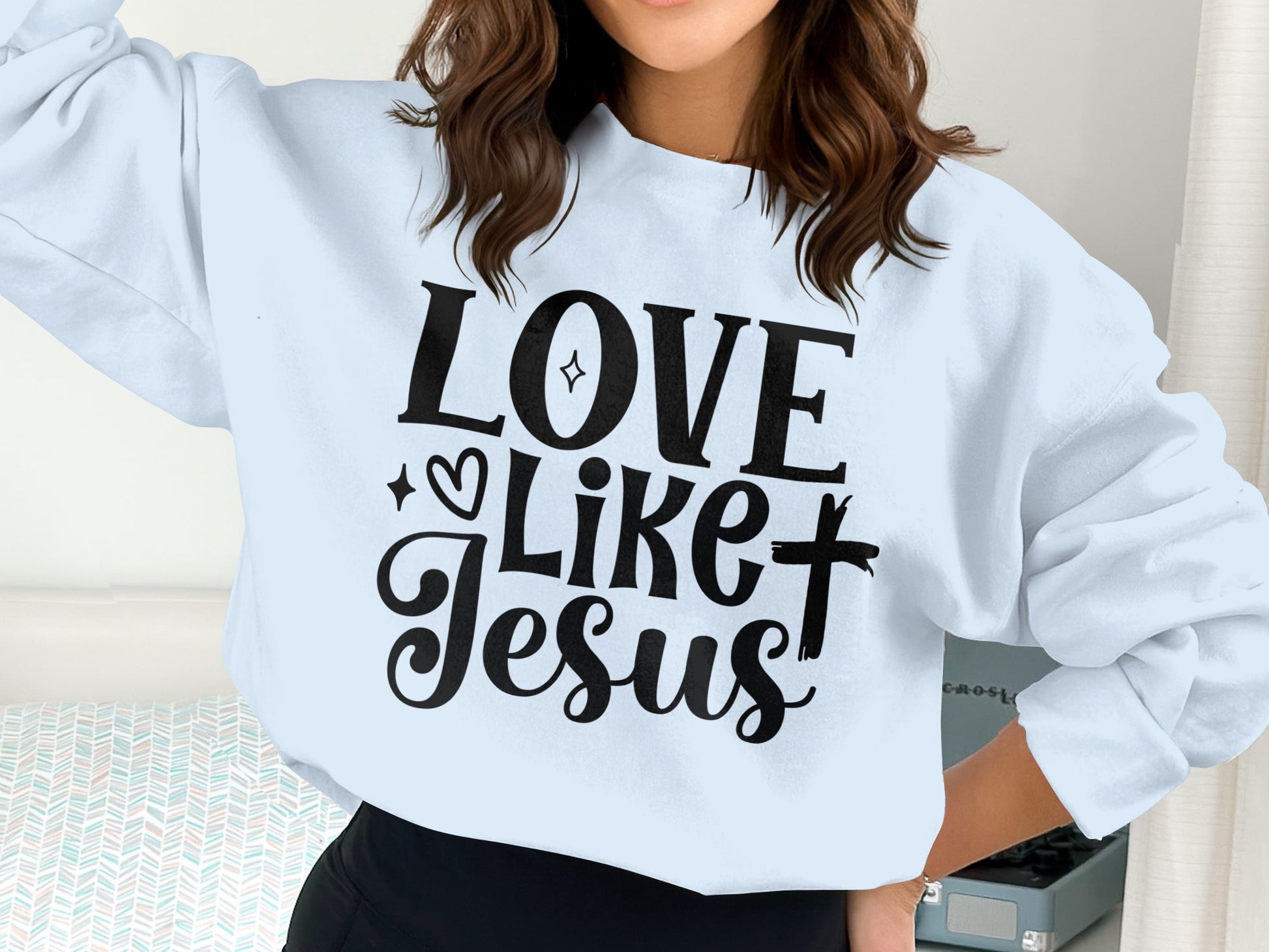 Love Like Jesus Motivational Sweatshirt Product