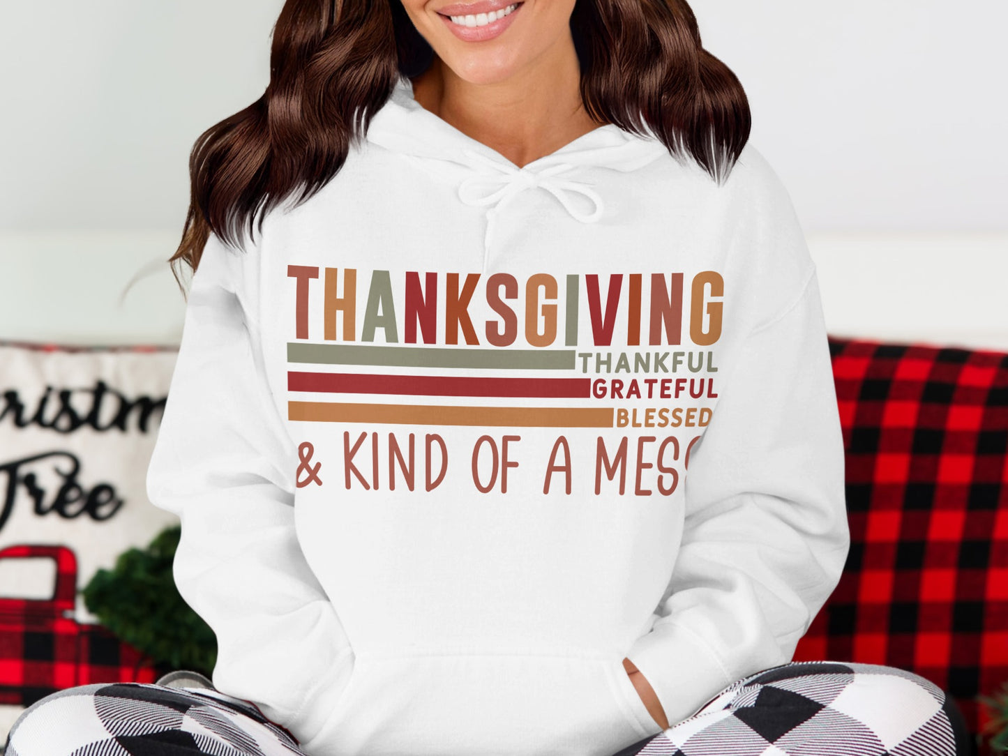 Thanksgiving Thankful Grateful Blessed Hoodie